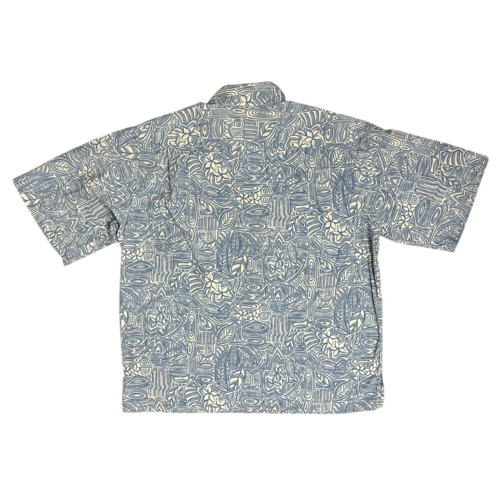 Reyn Spooner Vintage Reyn Spooner Reverse Print Hawaiian Shirt XL Tiki Size US XL / EU 56 / 4 - 2 Thumbnail