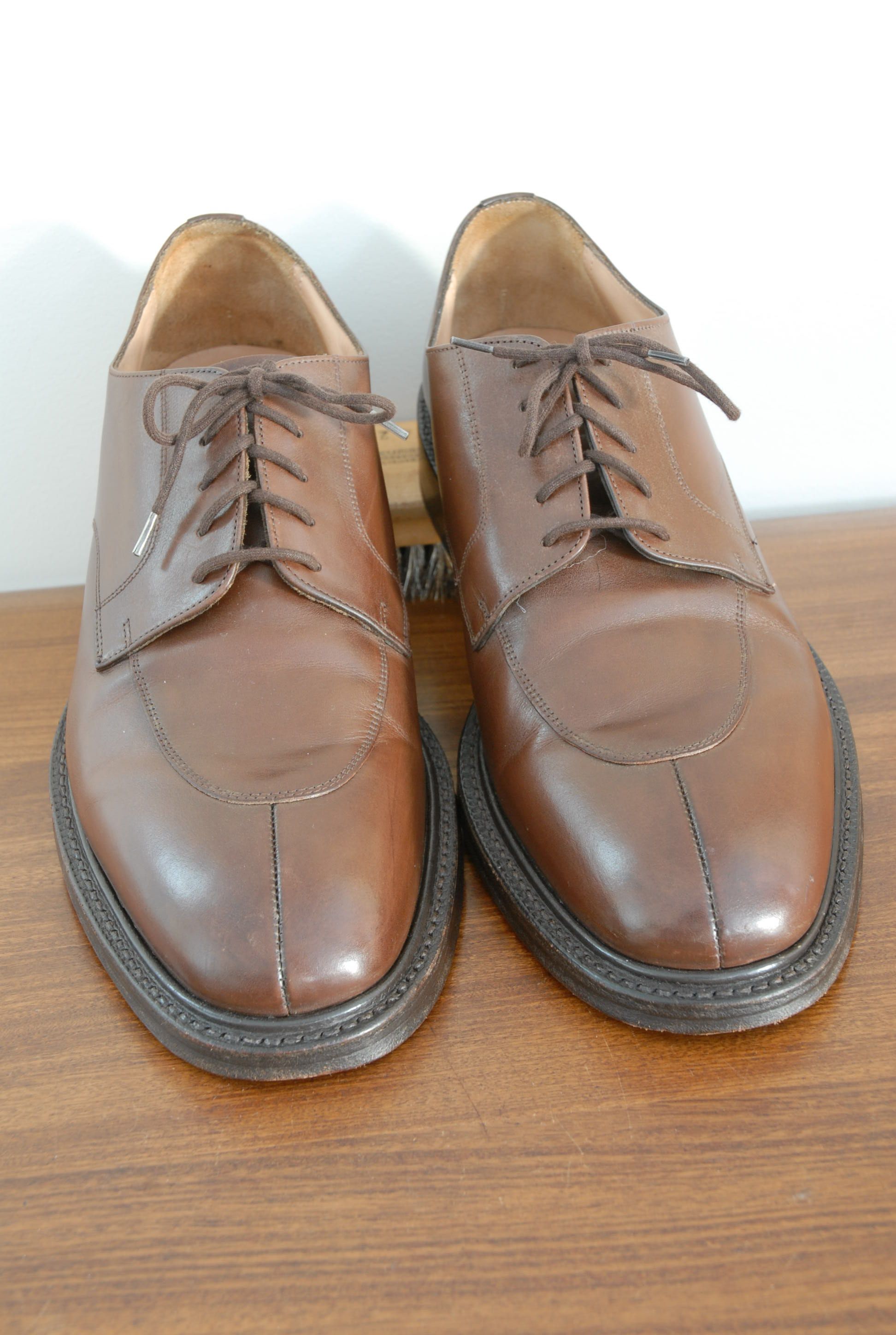 Church's Custom Grade Carne brown calf split toe derby Size US 10 / EU 43 - 3 Thumbnail