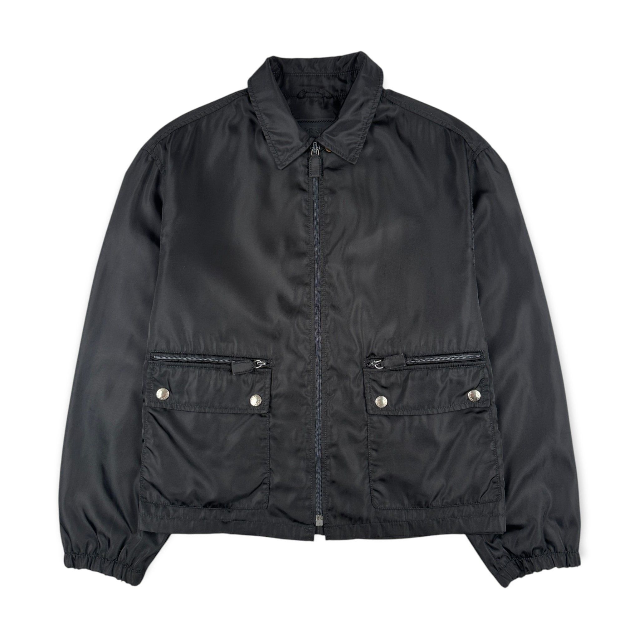 Prada RARE Vintage Prada Nylon Black Light Jacket Art.SGV693