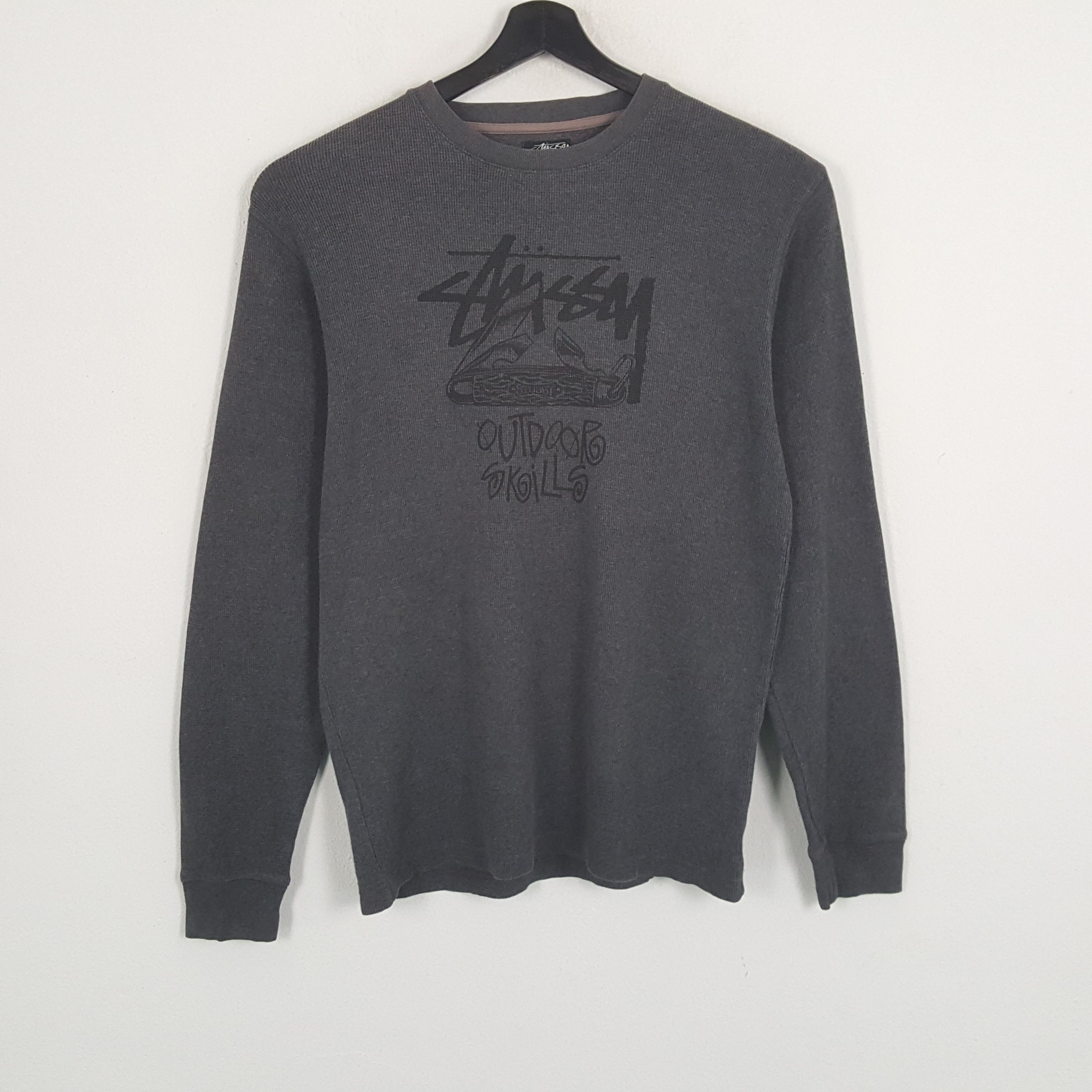 STUSSY Streetwear Skateboard Center Design Sweatshirt
