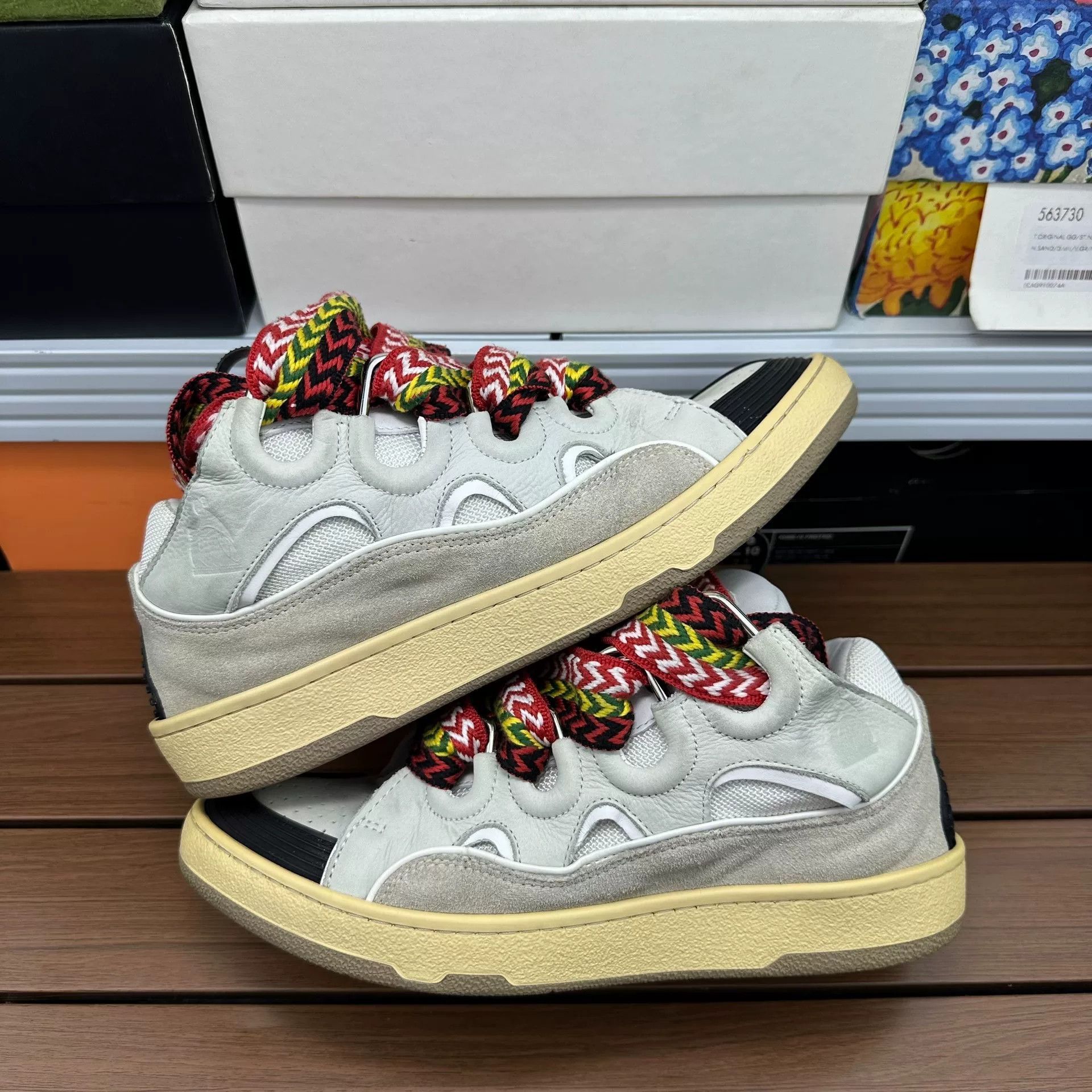 Lanvin Lanvin White Lowtop Sneakers 8 Men Size US 8 / EU 41 - 1 Thumbnail