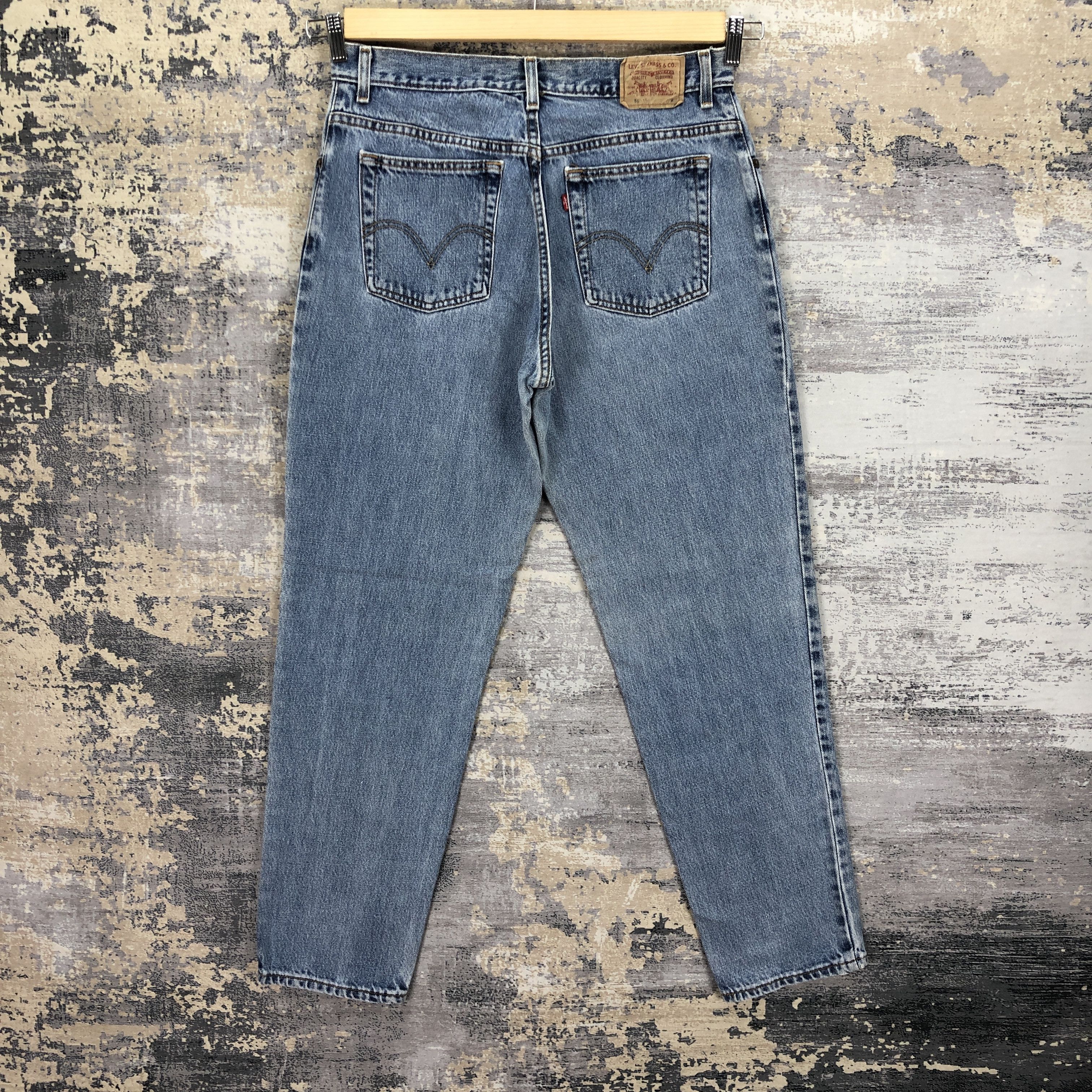 Levi's Vintage 90s Levis 550 Light Wash Jeans Levi's Faded Denim Size US 32 / EU 48 - 2 Thumbnail