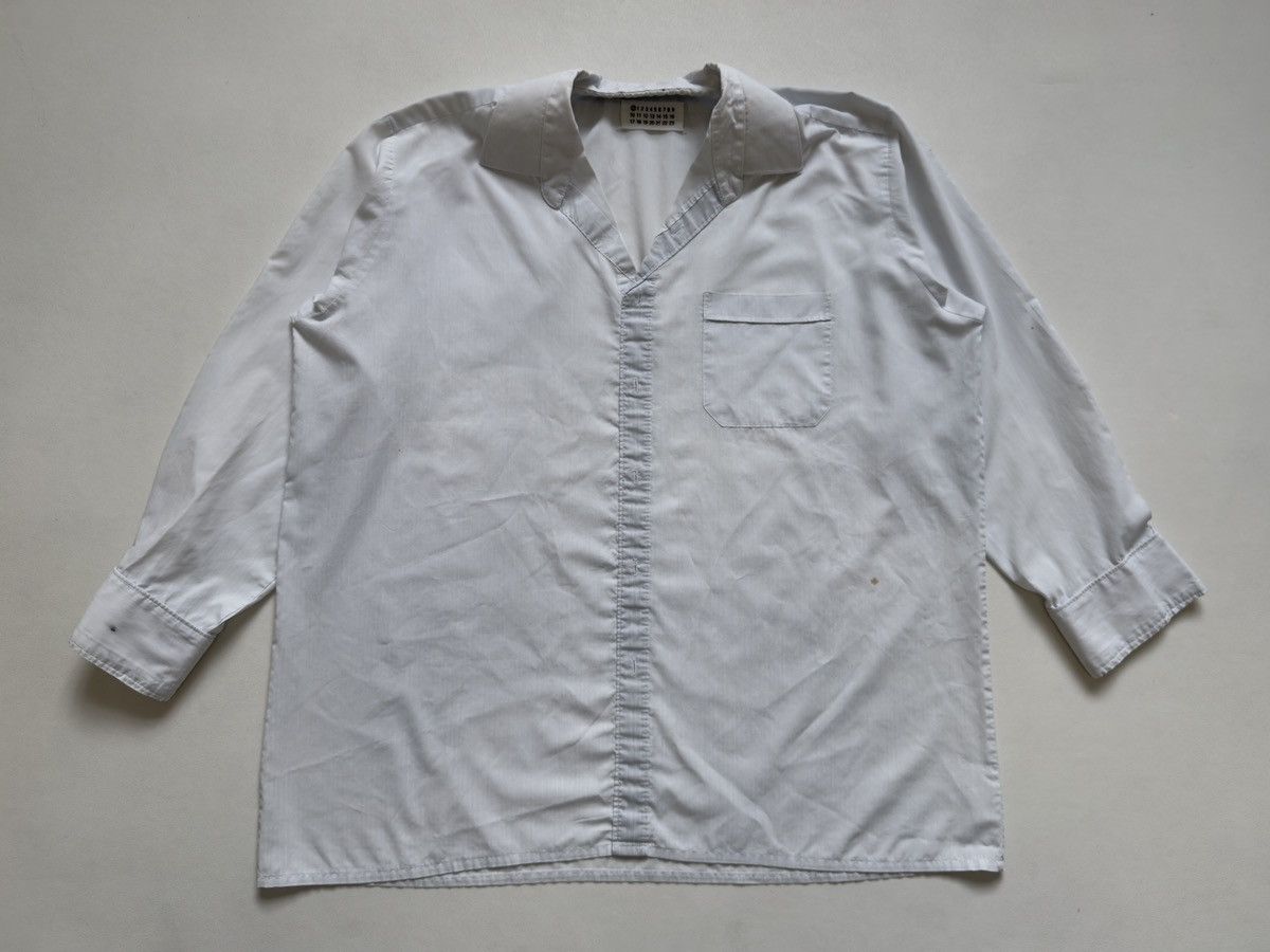 Maison Margiela S/S 1999 Artisanal ⓪ ‘Flat’ Shirt Size US L / EU 52-54 / 3 - 4 Thumbnail