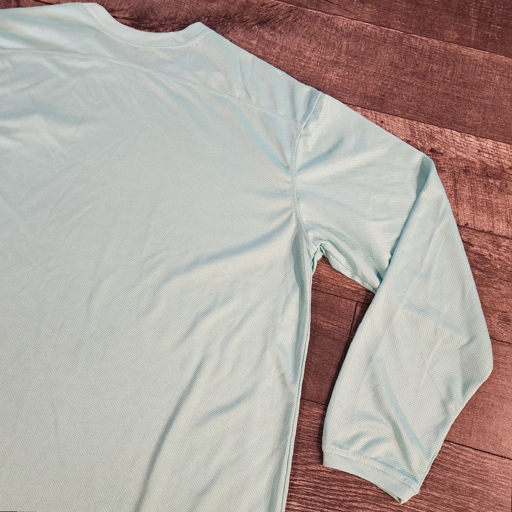 Panama Jack Panama Jack Performance Fishing Shirt Long Sleeve UPF Men's Medium Aqua Blue Shirt Mens M Blue Logo Fish Size US M / EU 48-50 / 2 - 5 Thumbnail
