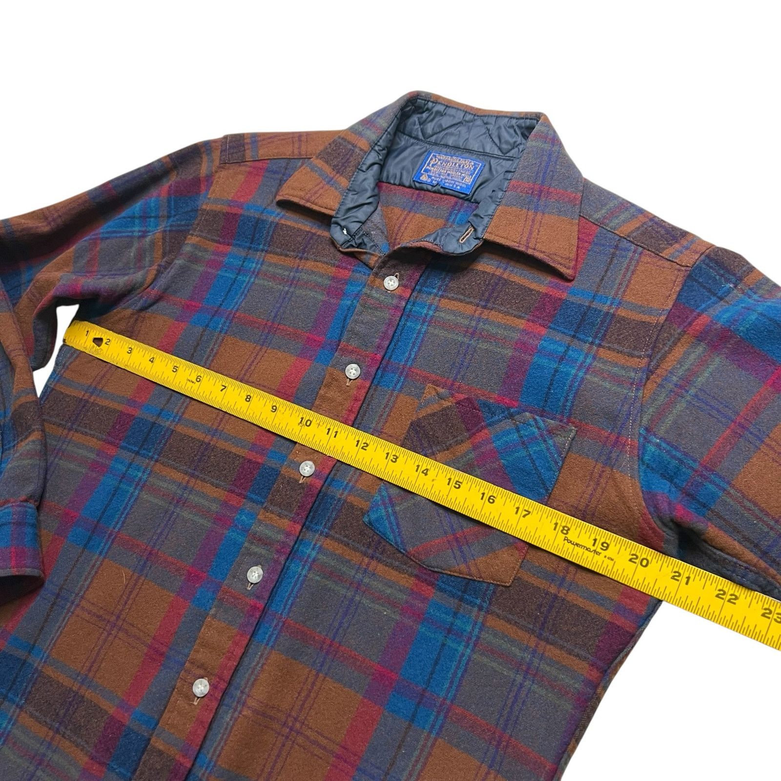 Pendleton Vintage Pendleton Wool Plaid Shirt Quilted Lined USA Size M Size US M / EU 48-50 / 2 - 7 Thumbnail