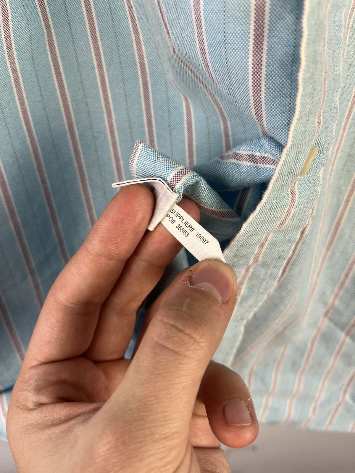 Ralph Lauren Ralph Lauren Vintage Stripped Cotton Shirt Button Up Size US XXL / EU 58 / 5 - 8 Thumbnail
