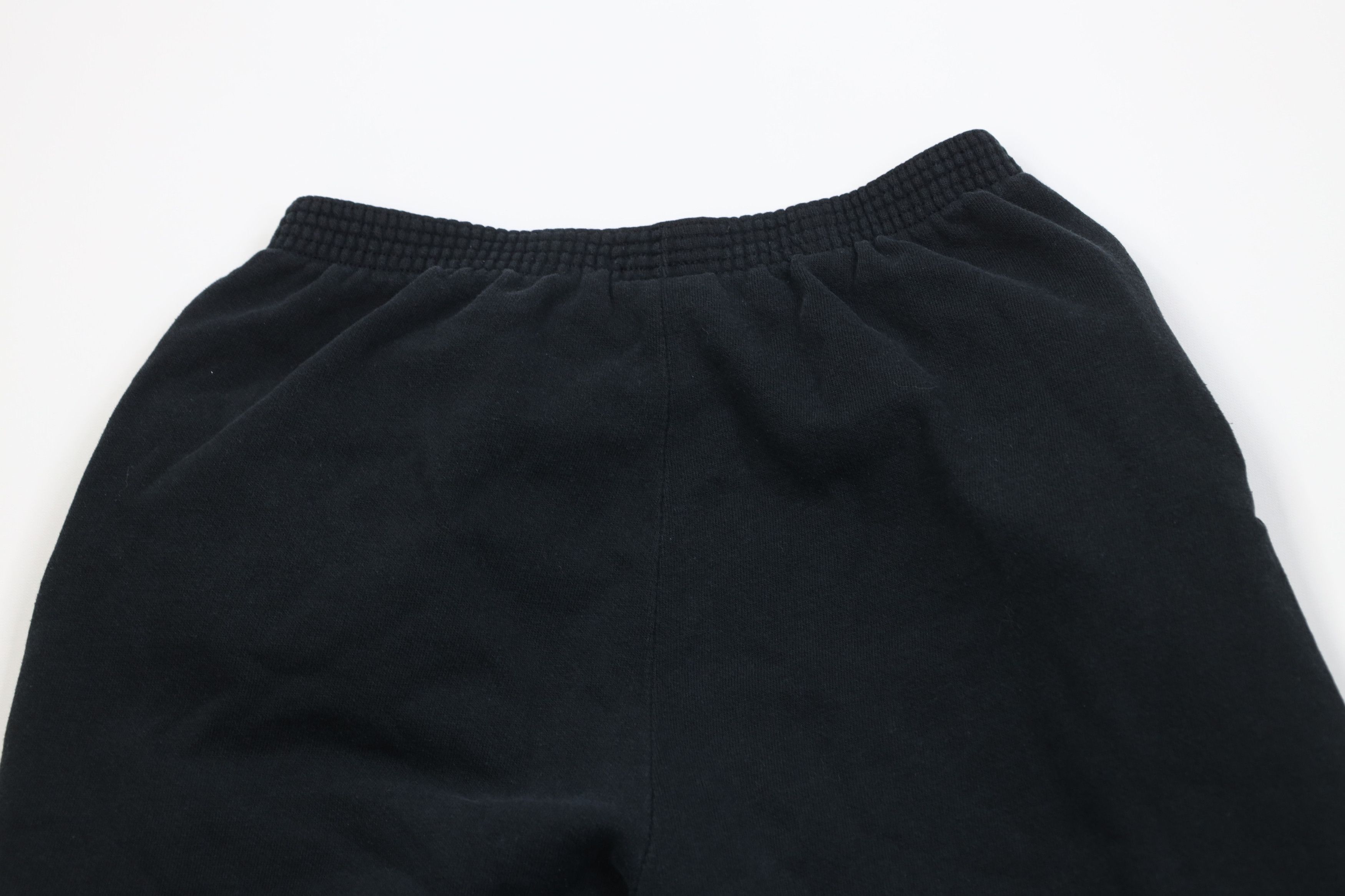 Vintage Vintage 90s Streetwear Blank Sweatpants Joggers Black USA Size 26" / US 2 / IT 38 - 10 Thumbnail