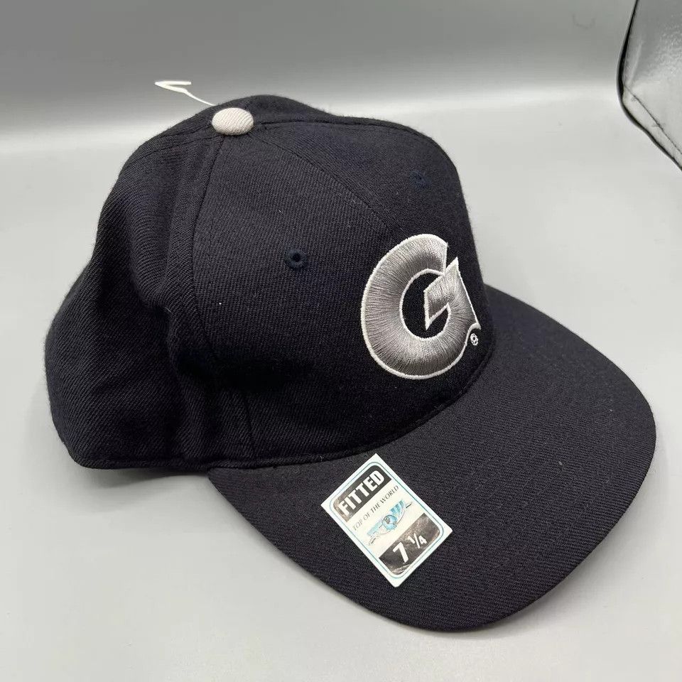 Top Of The World Georgetown Hoyas Hat Men 7 1/4 Black Gray Fitted Cap New Size ONE SIZE - 3 Thumbnail