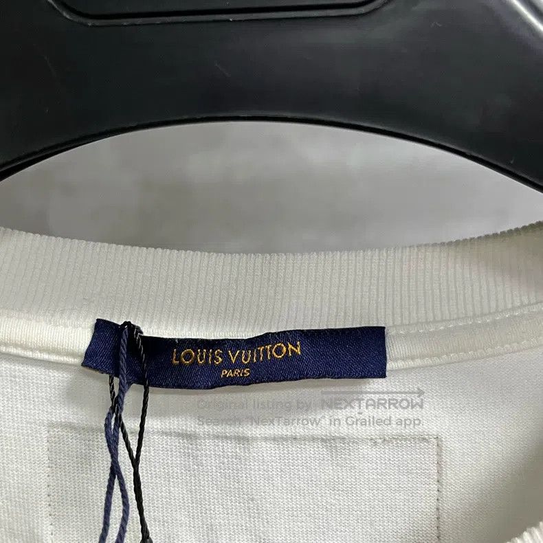 Louis Vuitton Louis Vuitton White pendant embroidered street style cotto Size US L / EU 52-54 / 3 - 2 Thumbnail