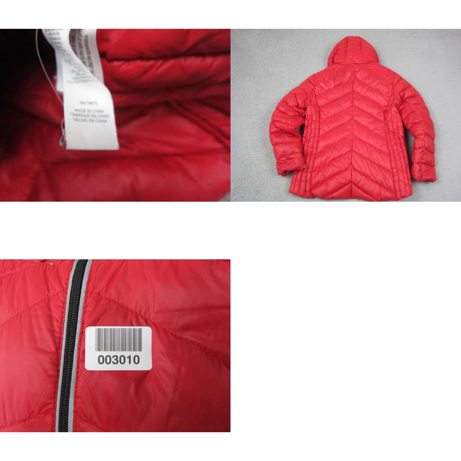 Lucky Brand Lucky Brand Jacket XL Red Full Zip Hooded Puffer Womens Winter Outdoor Modern Regular XS? Size XL / US 12-14 / IT 48-50 - 8 Thumbnail