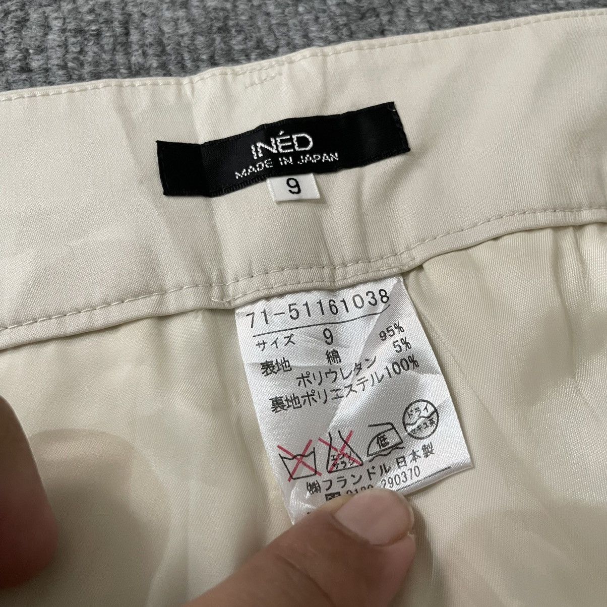 Yohji Yamamoto Yohji Yamamoto Ined Womens Trouser Workwear Casual Pants Size 30" / US 8 / IT 44 - 5 Thumbnail