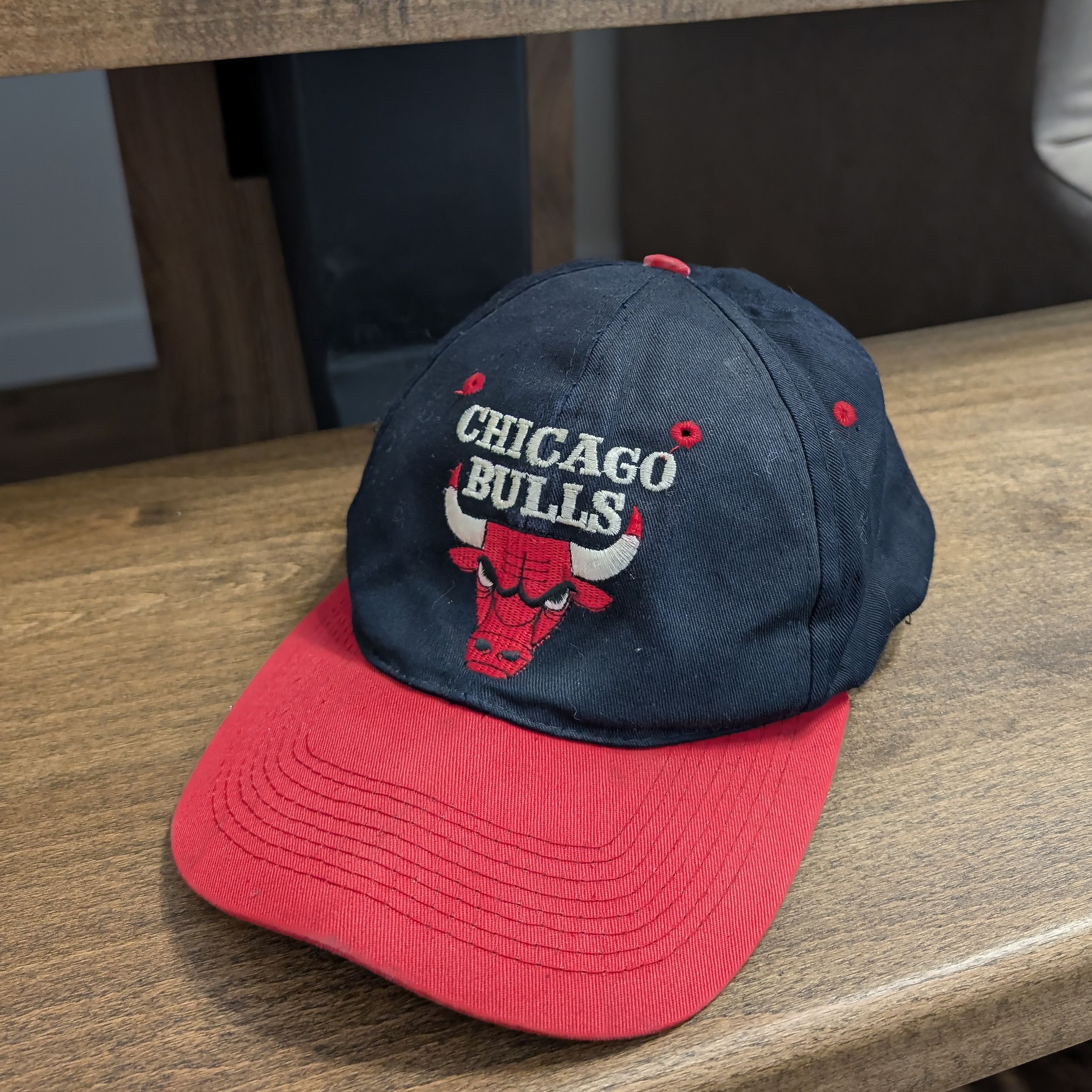 Other Vintage 90's Chicago Bulls NBA Snapback Hat Cap Hat Red Size ONE SIZE - 1 Thumbnail