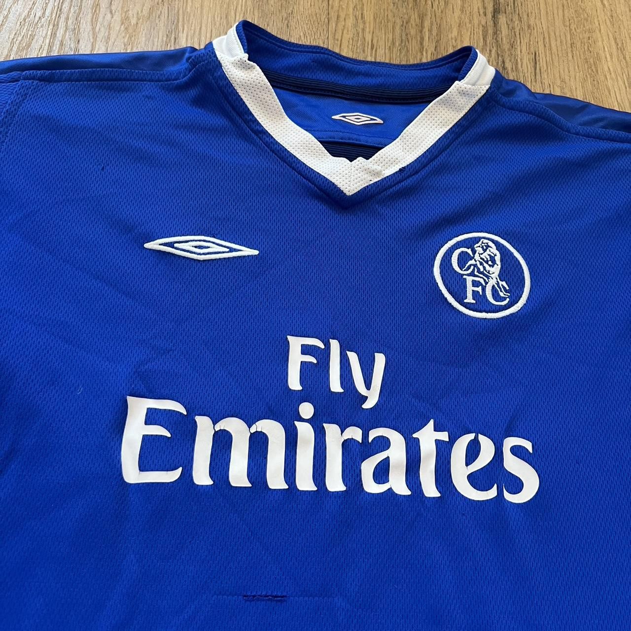 Umbro 2005-06 Chelsea Umbro Home Premier League y2k 2000s Size US XS / EU 42 / 0 - 3 Thumbnail