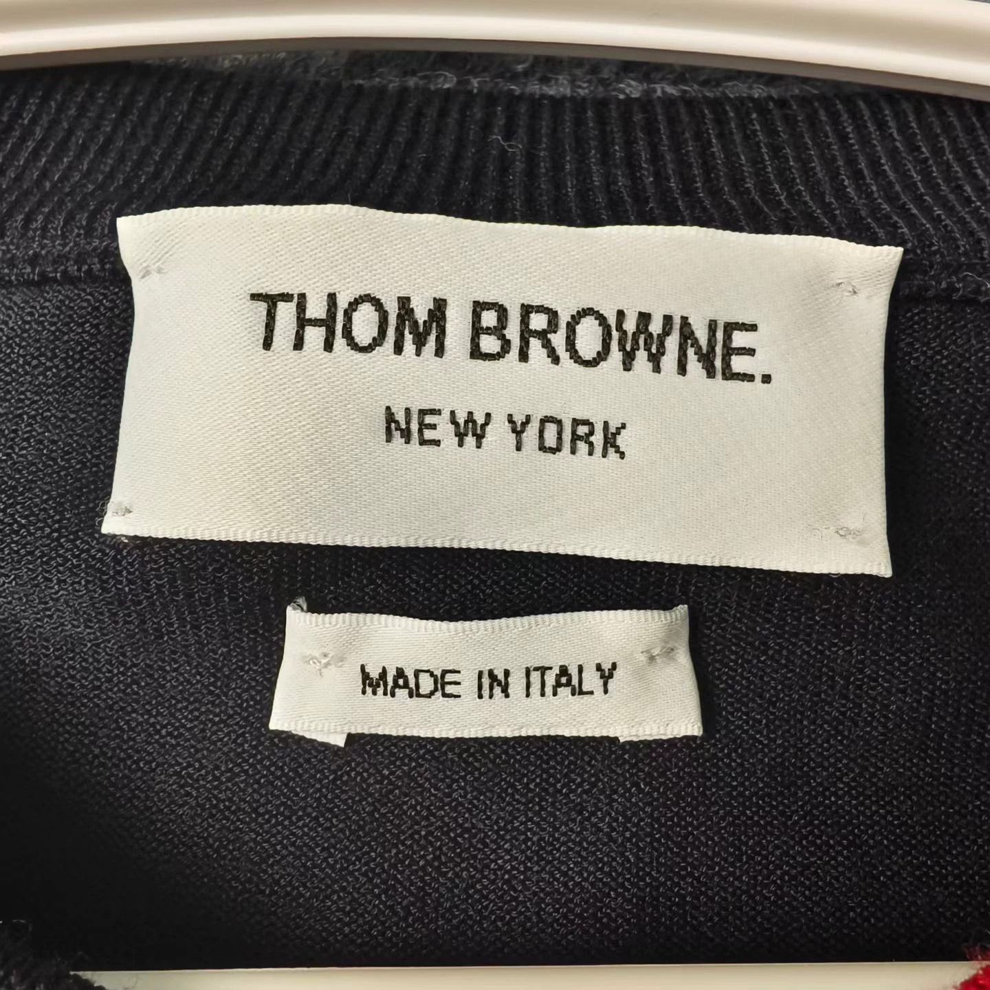 Thom Browne TB Navy Blue Wool Crewneck Sweater Size 1 Size US S / EU 44-46 / 1 - 3 Thumbnail