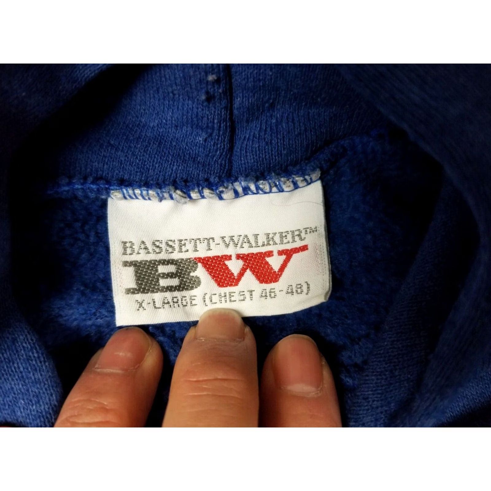 Vintage VINTAGE 80' PILSNER LIGHT BEER PROMO BLUE HOODY HOODIE SWEATSHIRT XLARGE SHIRT Mens Size US XL / EU 56 / 4 - 6 Thumbnail