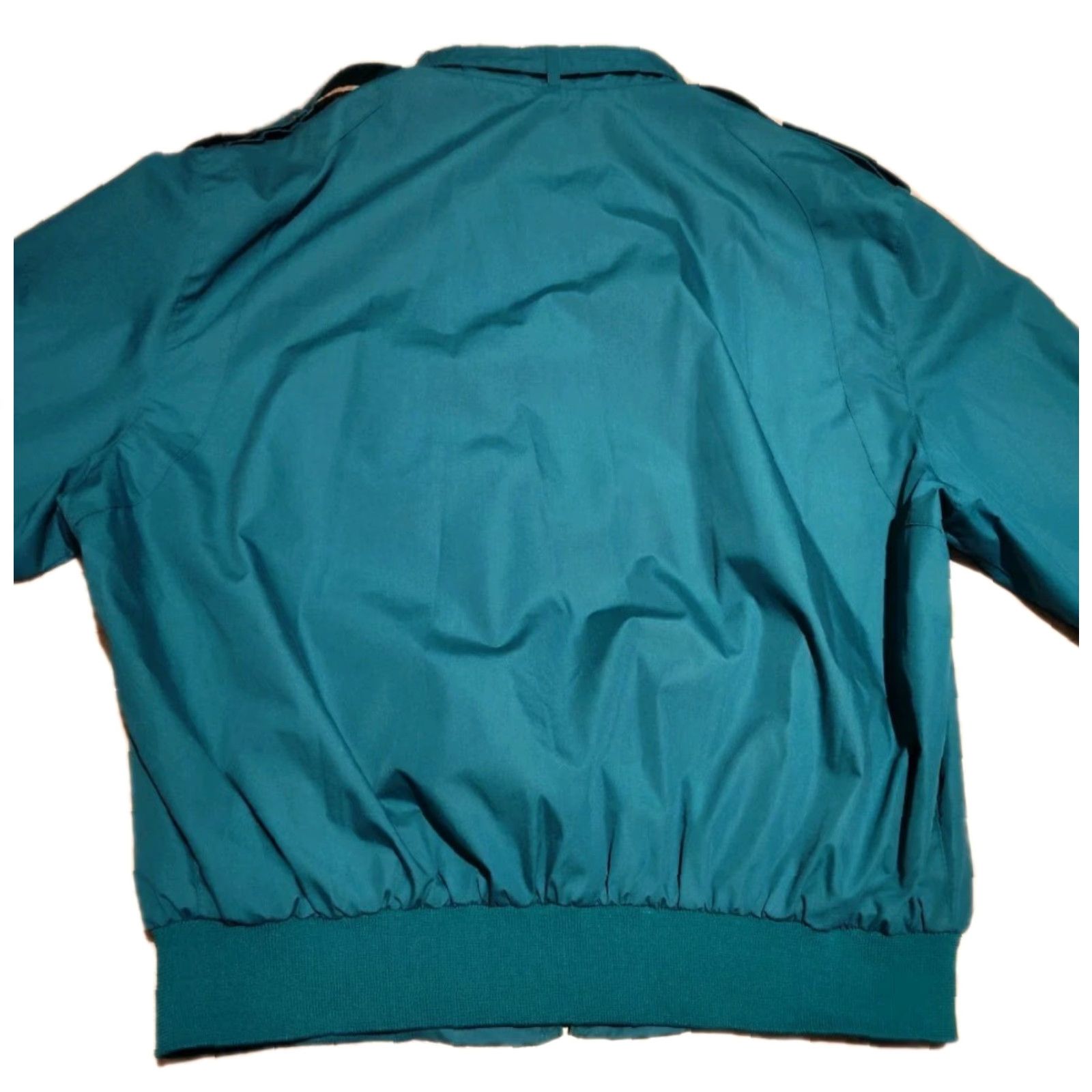 Members Only Vintage Yes Members Only Jacket 90s Cafe Racer Bomber Turquoise Full Zip Lapels Size 44 Size US S / EU 44-46 / 1 - 2 Thumbnail