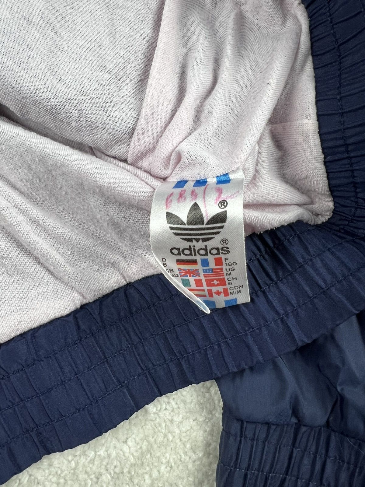 Vintage Retro Adidas 90s Nylon Y2K Track Suit Size M