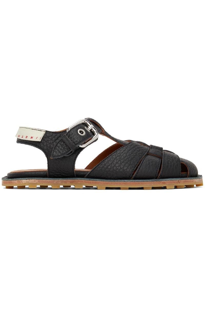 Marni o1y1025 Sandals in Black Size US 8 / IT 38 - 1 Thumbnail