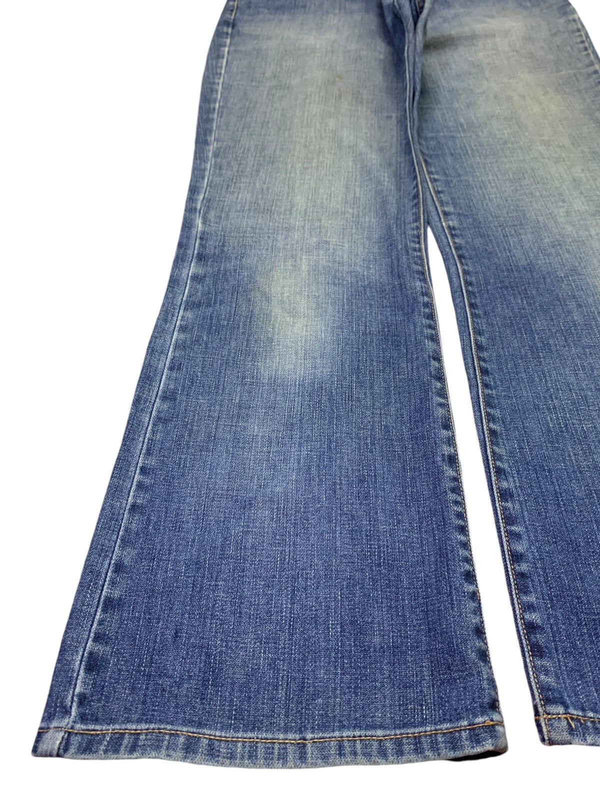 Japanese Brand Vintage Japanese Brand Mud Wash Flare Jeans Size 29" - 6 Thumbnail