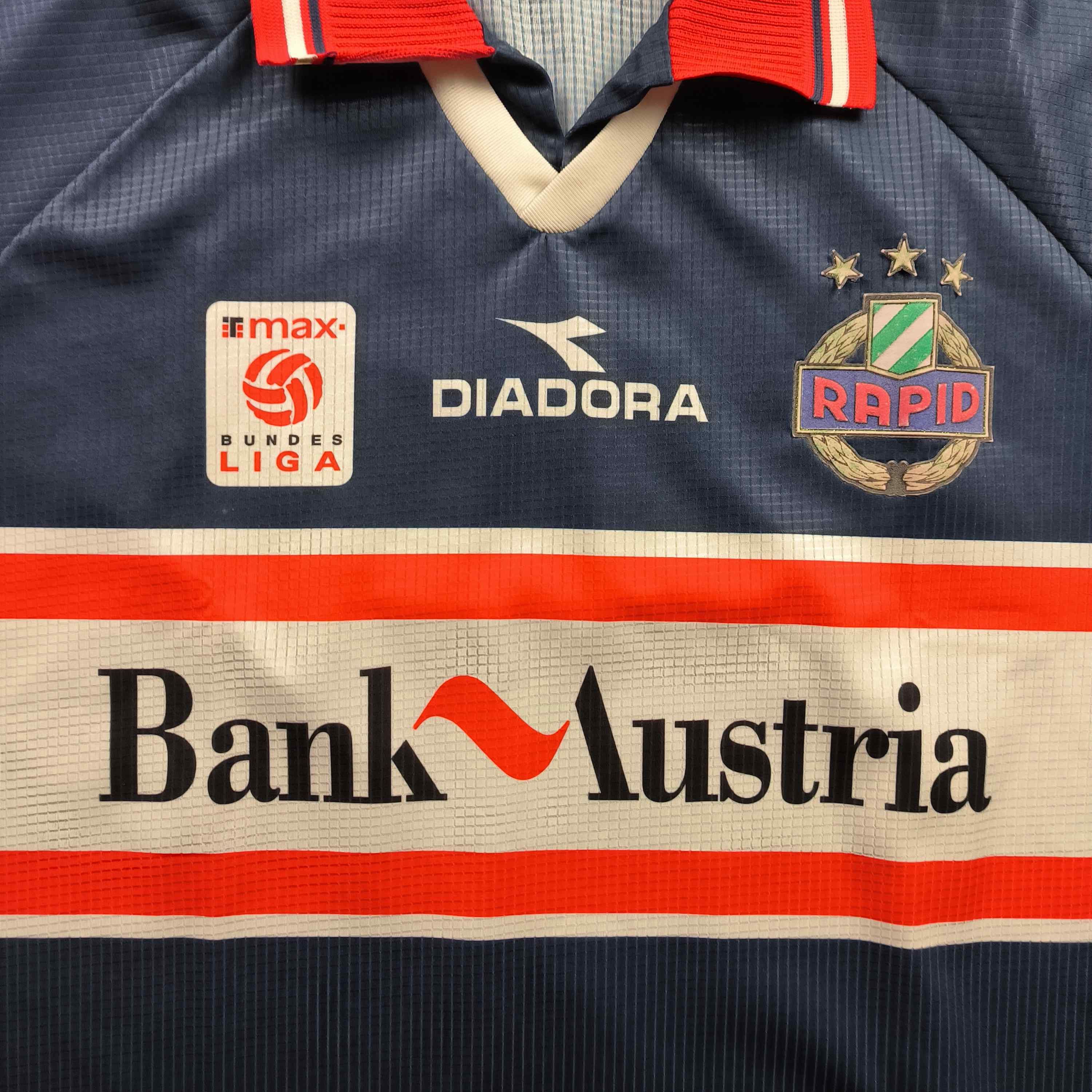 Diadora Rapid Wien 1998-99 Diadora away football jersey size XL Size US XL / EU 56 / 4 - 3 Thumbnail