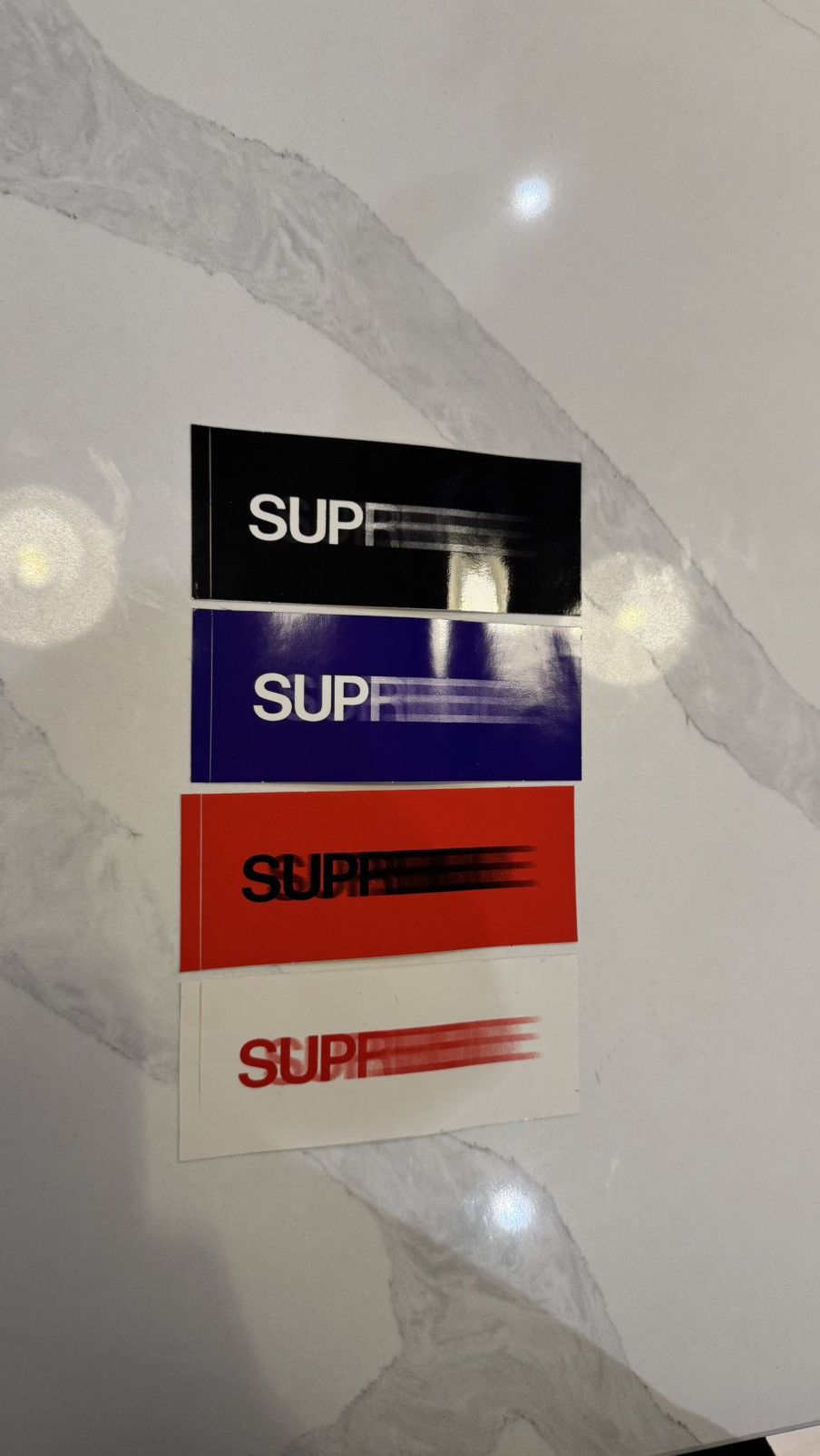 Supreme Supreme motion logo sticker lot motion logo collection Size ONE SIZE - 2 Thumbnail