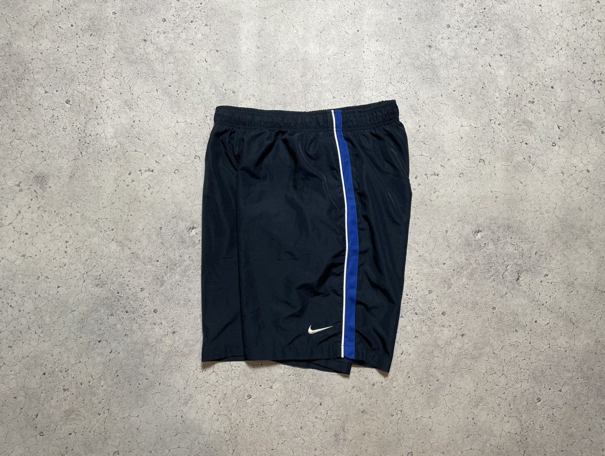 Nike × Vintage Vintage Nike Nylon Shorts Drill Y2K Swoosh Size US 34 / EU 50 - 1 Thumbnail