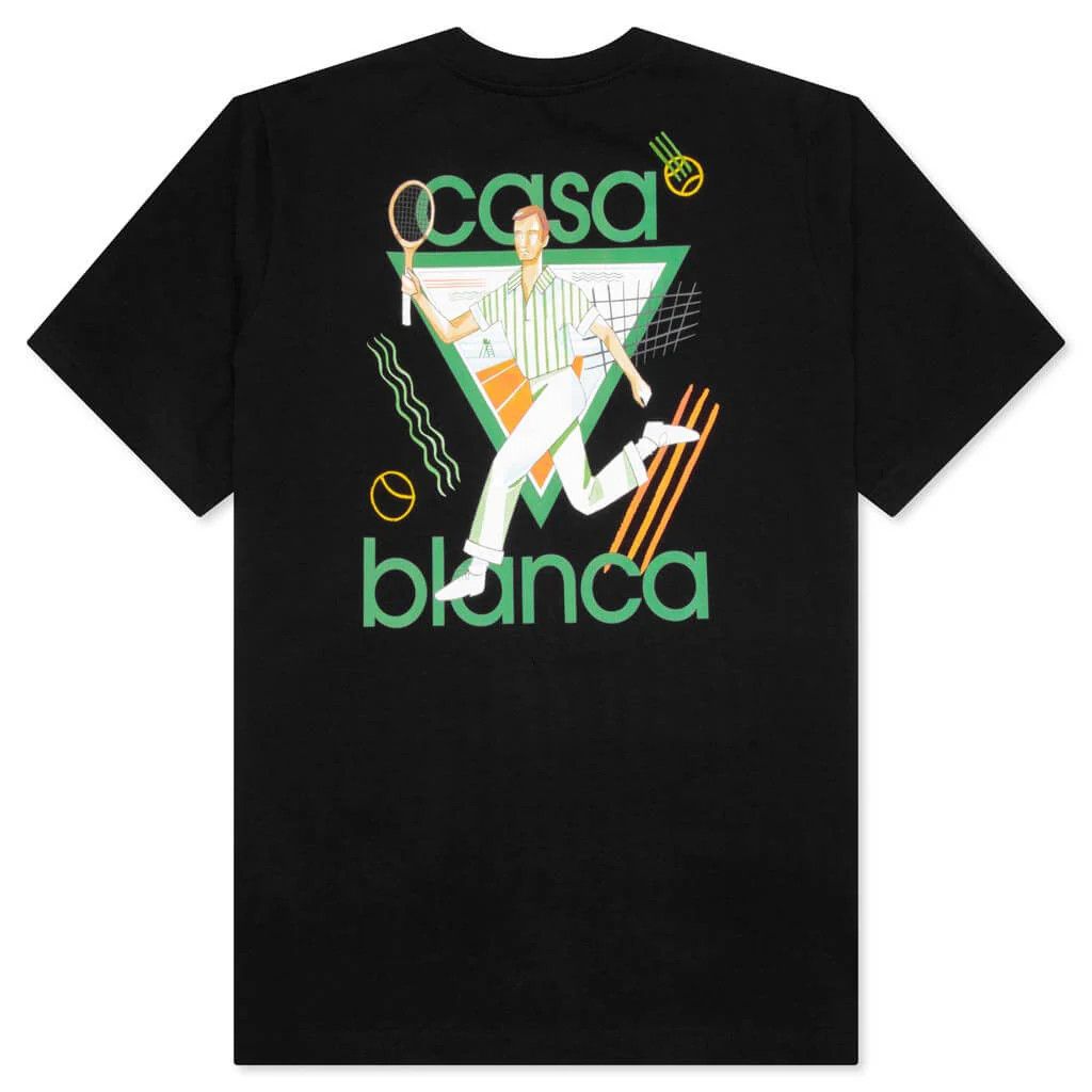 Casablanca o1mle0326 Printed T-Shirt in Black Size US XXL / EU 58 / 5 - 2 Thumbnail