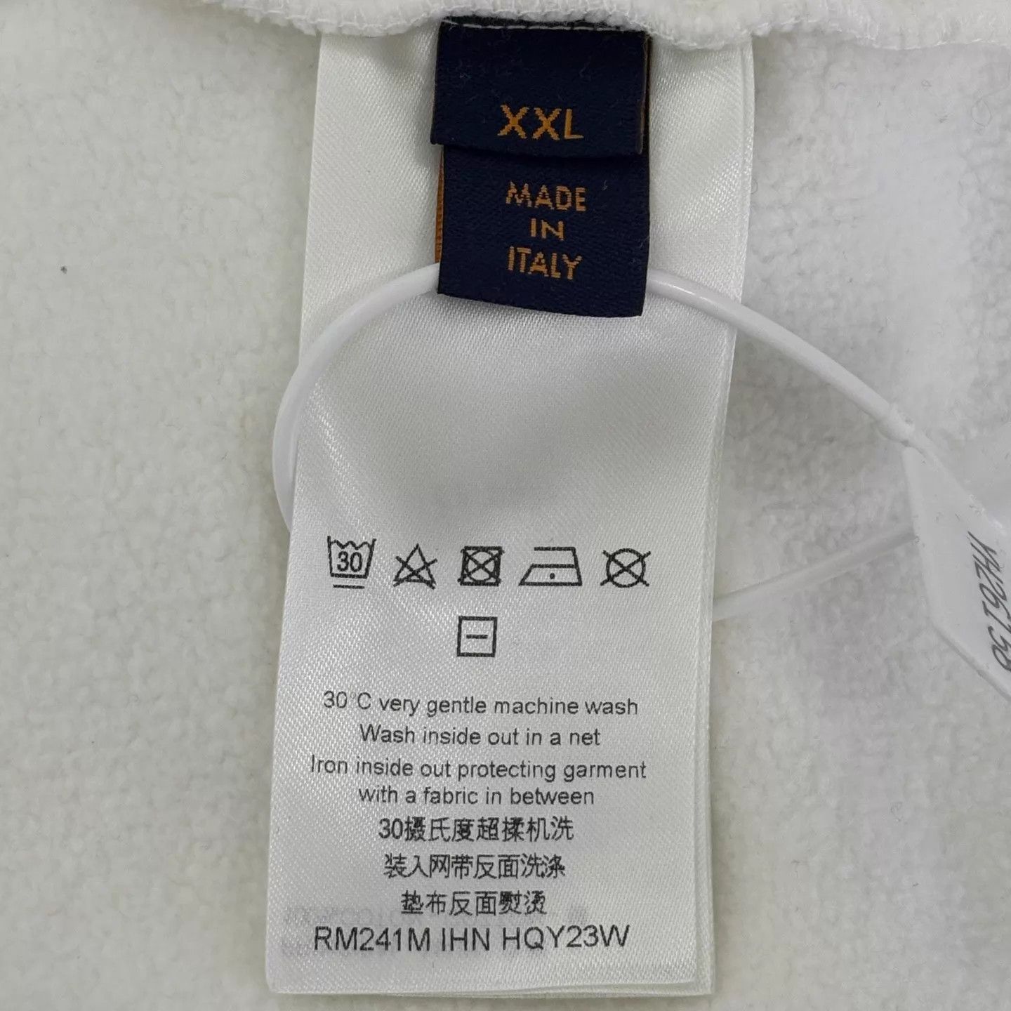 Louis Vuitton LV Graffiti Damier White Crewneck Sweatshirt Size US XXL / EU 58 / 5 - 4 Thumbnail