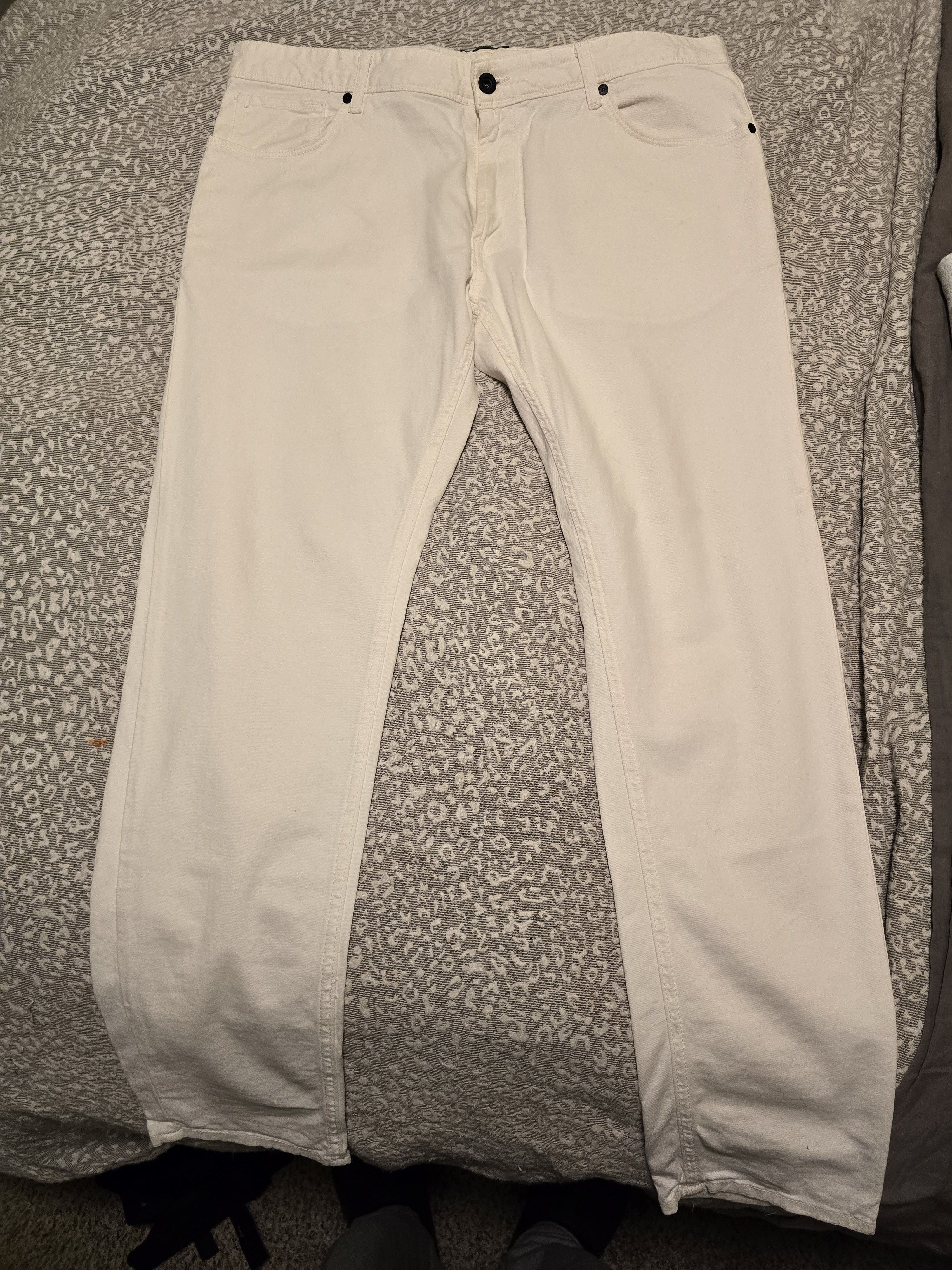 Zara Zara trousers white Size US 38 / EU 54 - 1 Thumbnail