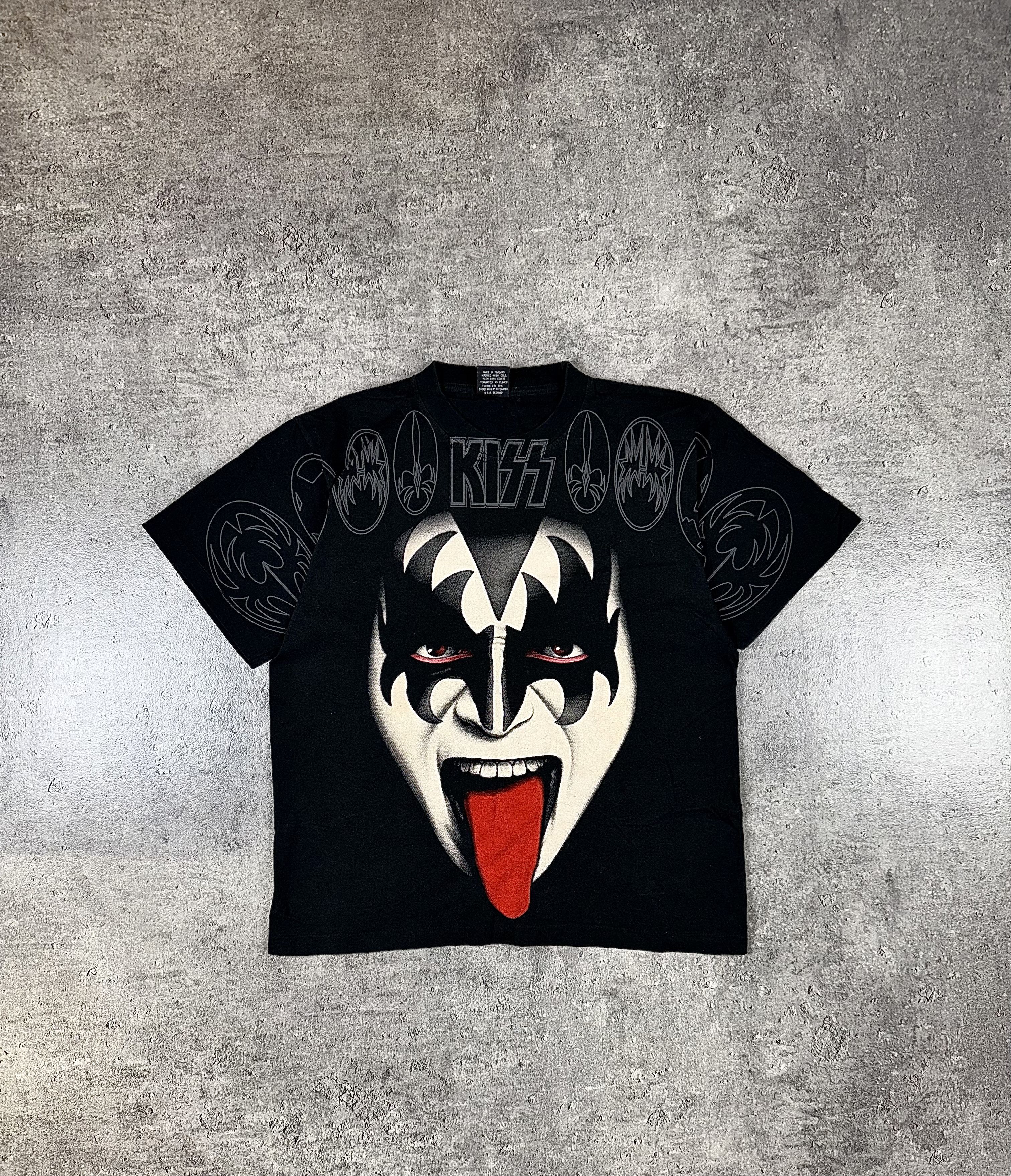 KISS Kiss 90s band tee fullprint Size US L / EU 52-54 / 3 - 1 Thumbnail
