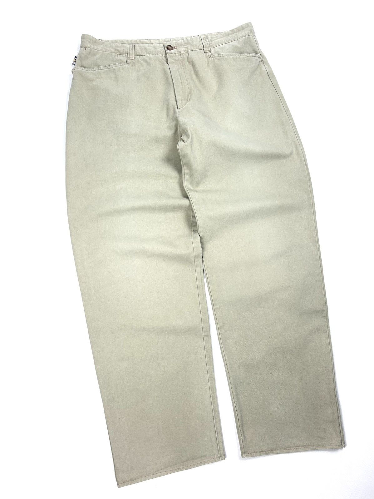 Burberry Vintage Burberry London Casual Pants In Soft Cream Jeans Size US 32 / EU 48 - 4 Thumbnail