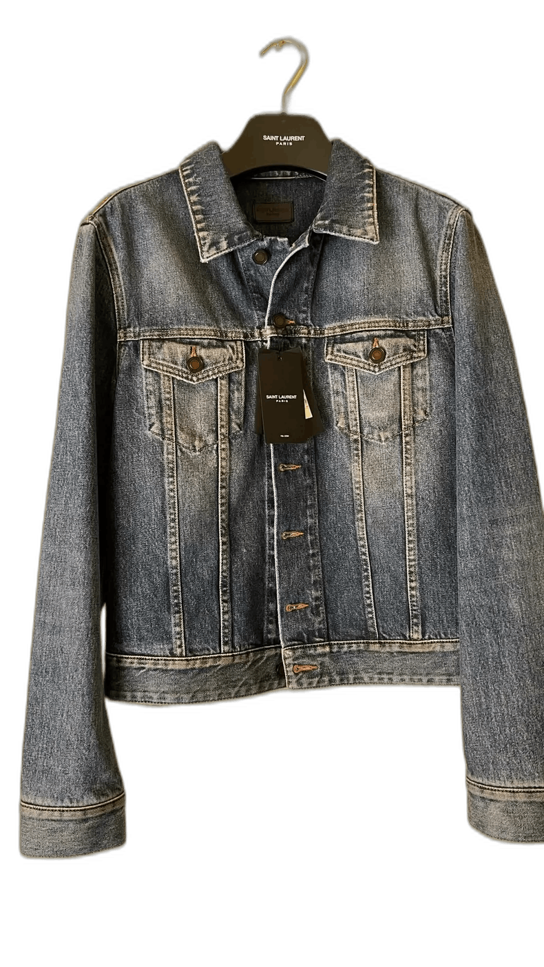 Saint Laurent Paris new saint laurent denim jacket size M Size US M / EU 48-50 / 2 - 1 Thumbnail