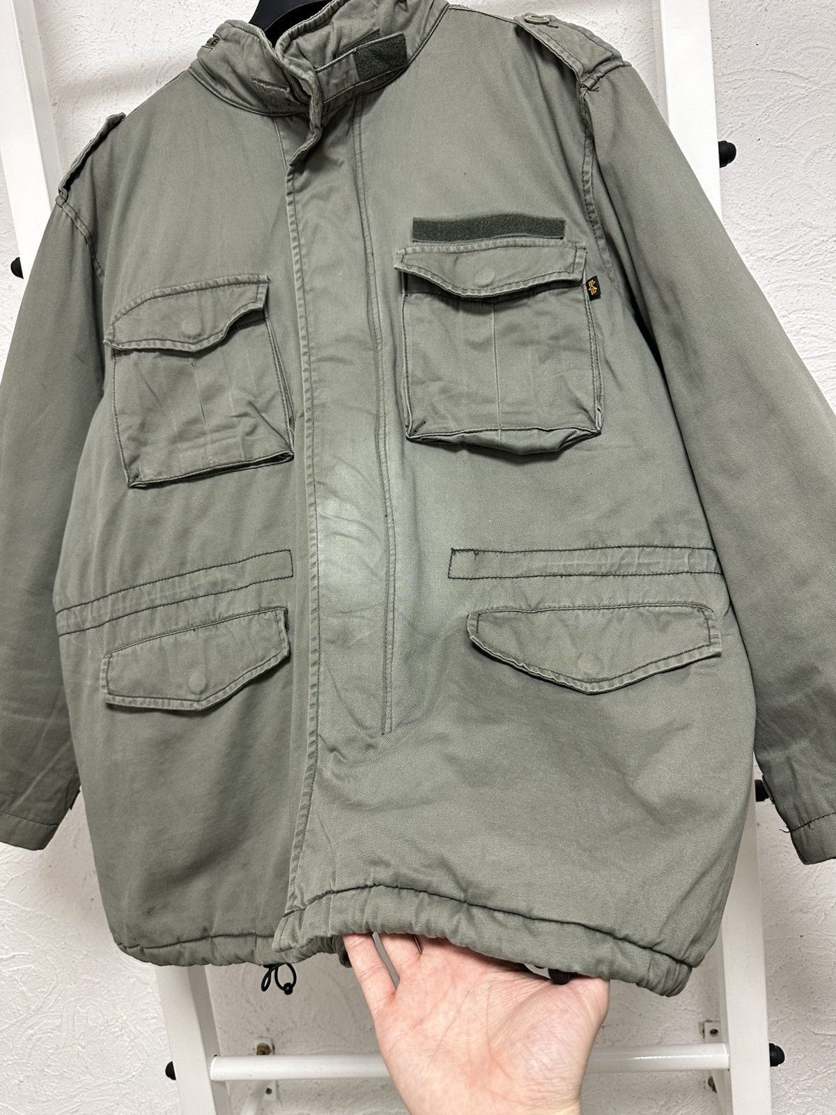 Aeronautica Militare × Alpha Industries Alpha Industries Military Jacket XXXL Khaki Multi-Pocket USA Size US XXL / EU 58 / 5 - 4 Thumbnail