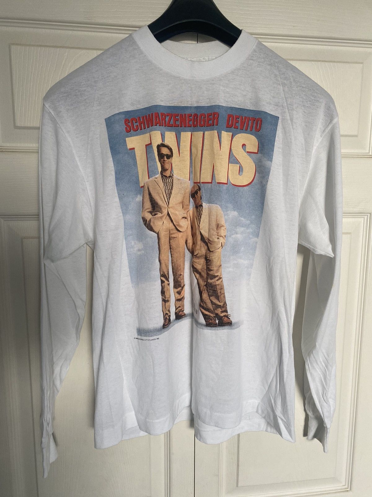 Vintage Very Rare Twins Movie Promo Vintage T Shirt Size US L / EU 52-54 / 3 - 2 Thumbnail