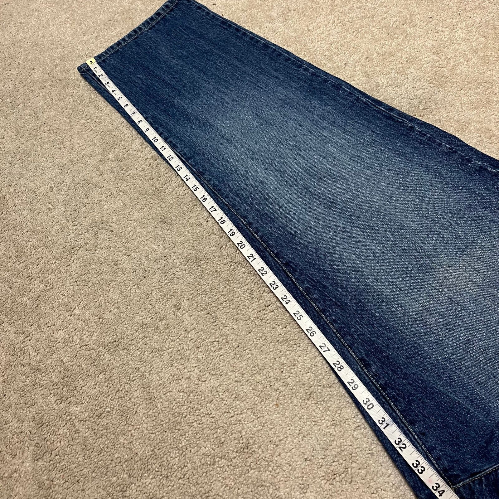 Other Exsto Y2K Baggy Skater Acid Washed Faded Blue Jeans 38Wx34L Size US 40 / EU 56 - 5 Thumbnail