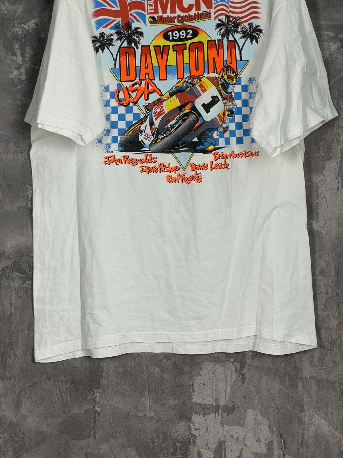 Harley Davidson × Vintage Daytona Beach Bike Week Motorcycle T-Shirt Size US L / EU 52-54 / 3 - 5 Thumbnail