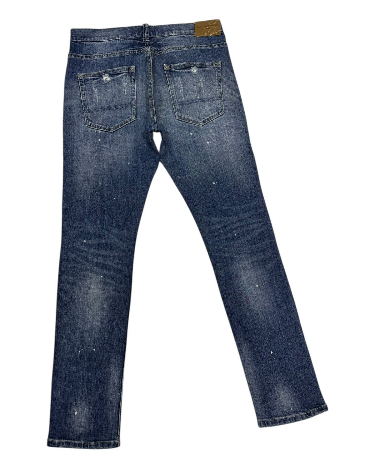 General Research × Japanese Brand Vintage Graphic Reserch Foundation Distressed Denim Jean Size US 32 / EU 48 - 6 Thumbnail