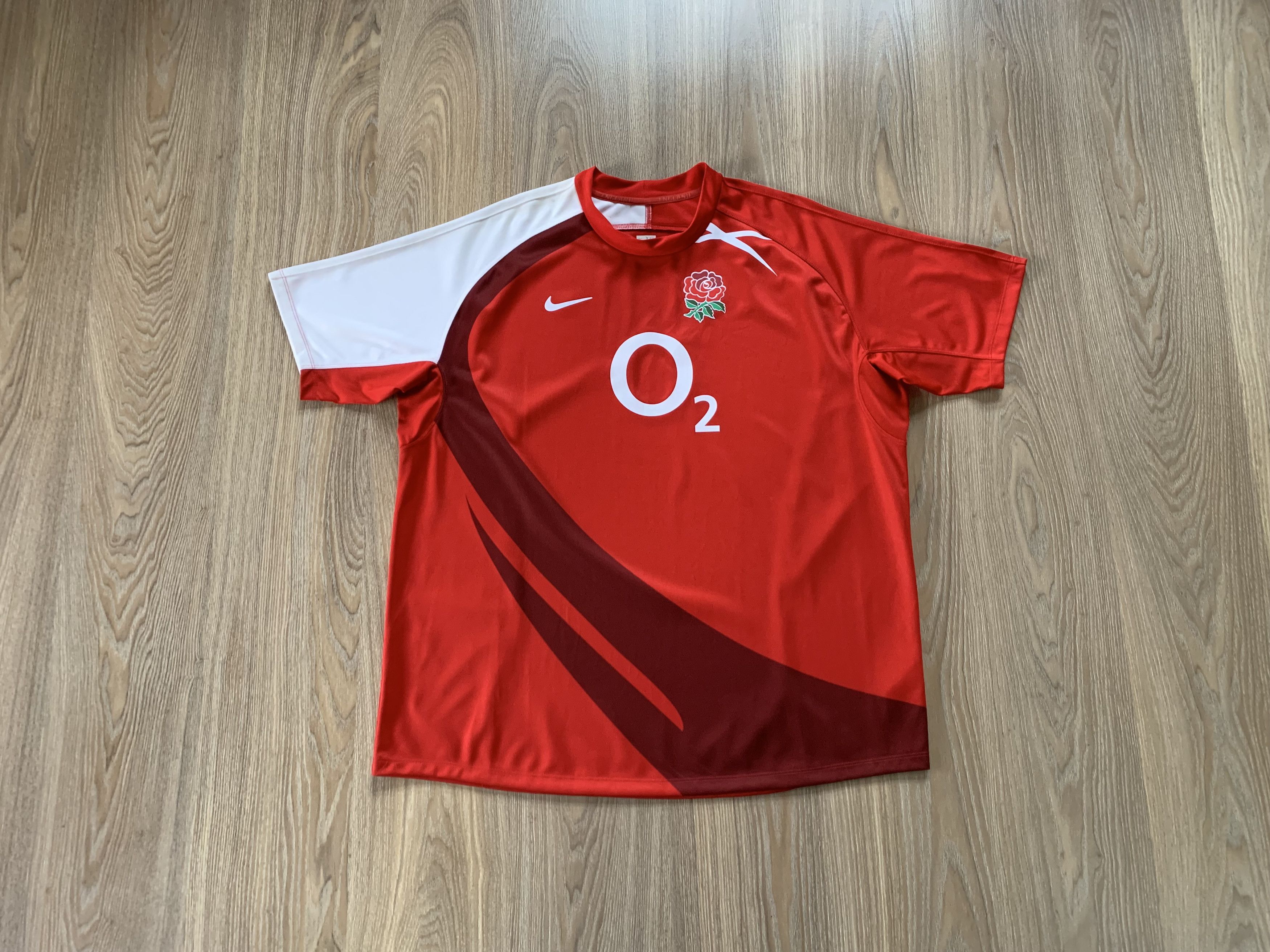 Nike Nike Vintage England Rugby O2 Jersey Size US XXL / EU 58 / 5 - 1 Thumbnail