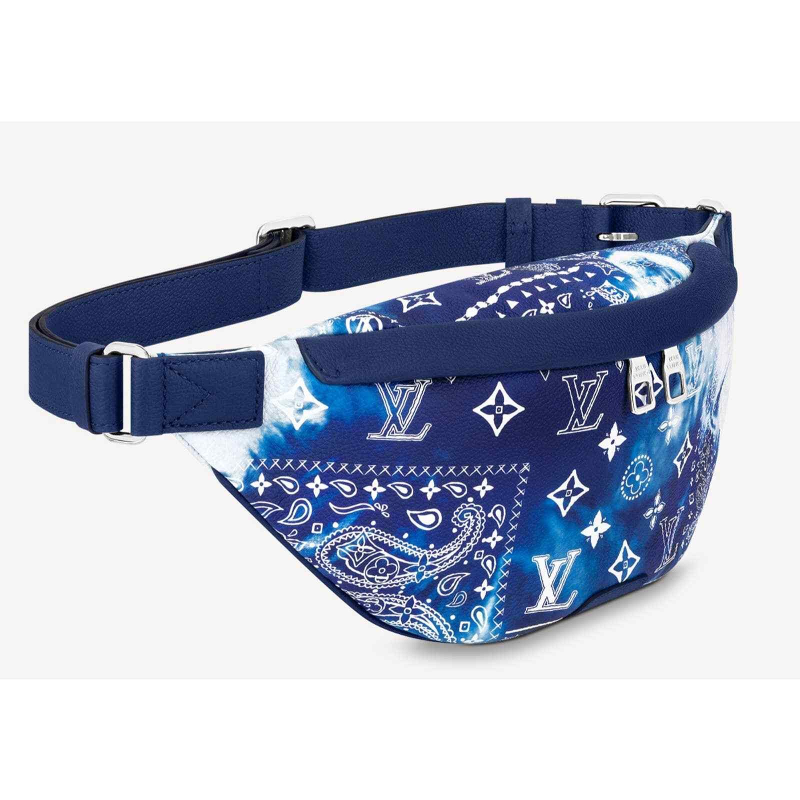 Louis Vuitton Louis Vuitton Bandana Blue Monogram Crossbody Fanny Pack Bag Size ONE SIZE - 3 Thumbnail