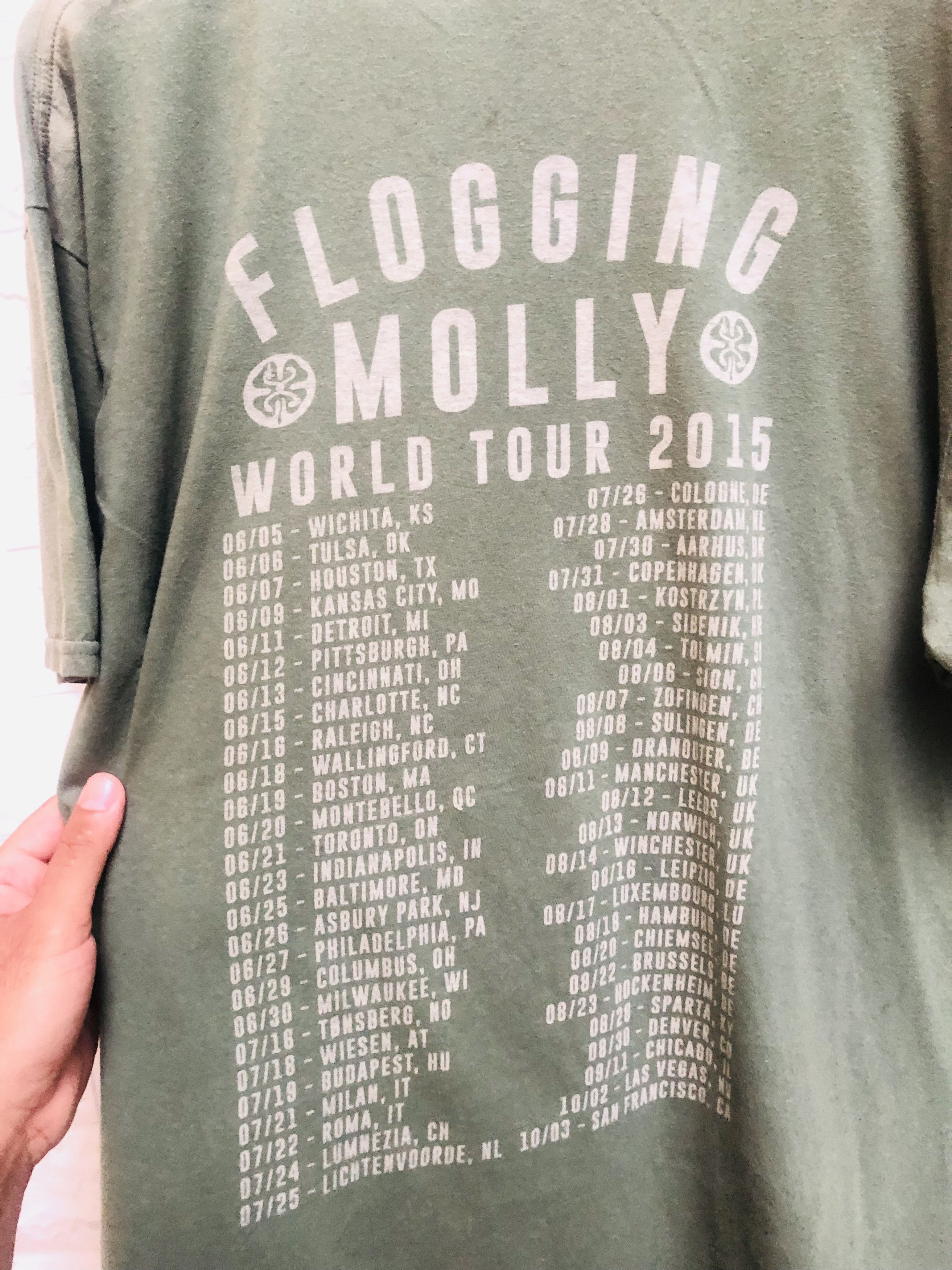 Band Tees × Japanese Brand Vintage Flogging Molly Ska Punk Japn Designer Fashion Style Size US XL / EU 56 / 4 - 7 Thumbnail
