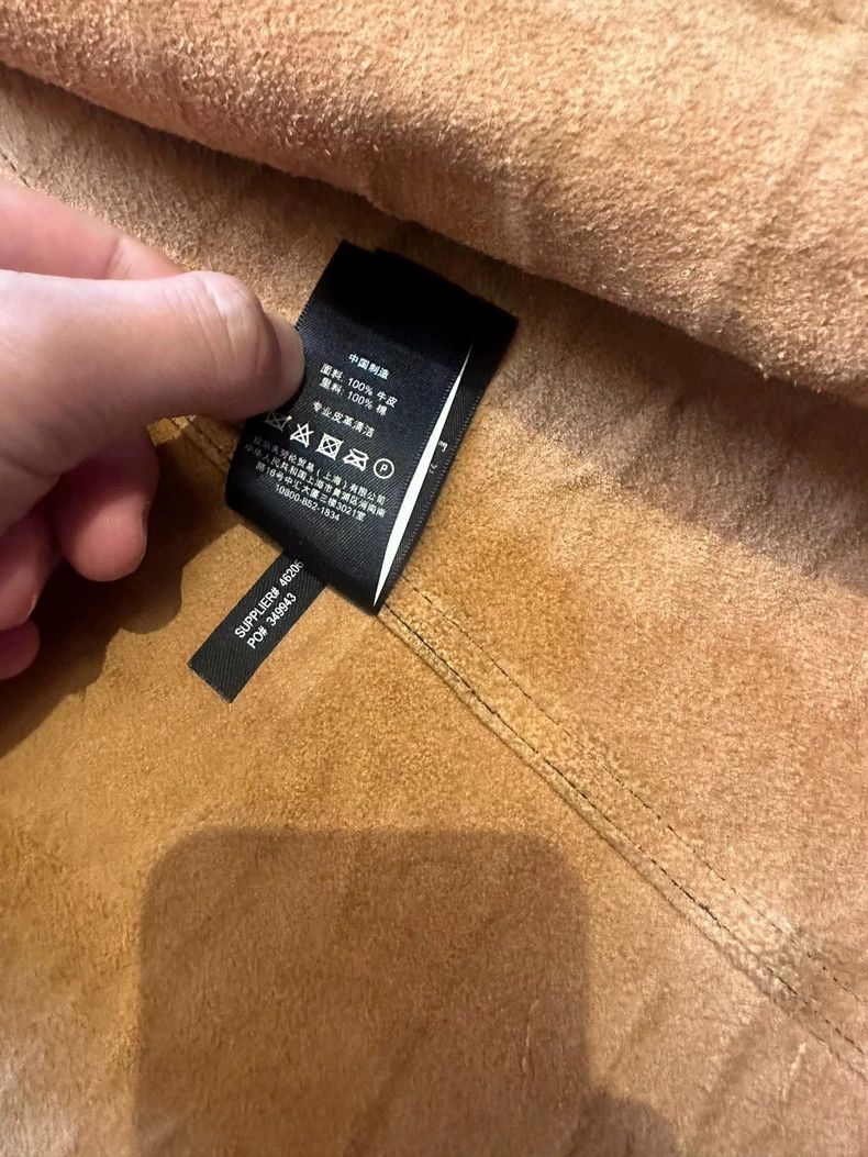 RRL Ralph Lauren RRL Ralph Lauren Black Label Governor's Leather Shirt Size US L / EU 52-54 / 3 - 4 Thumbnail