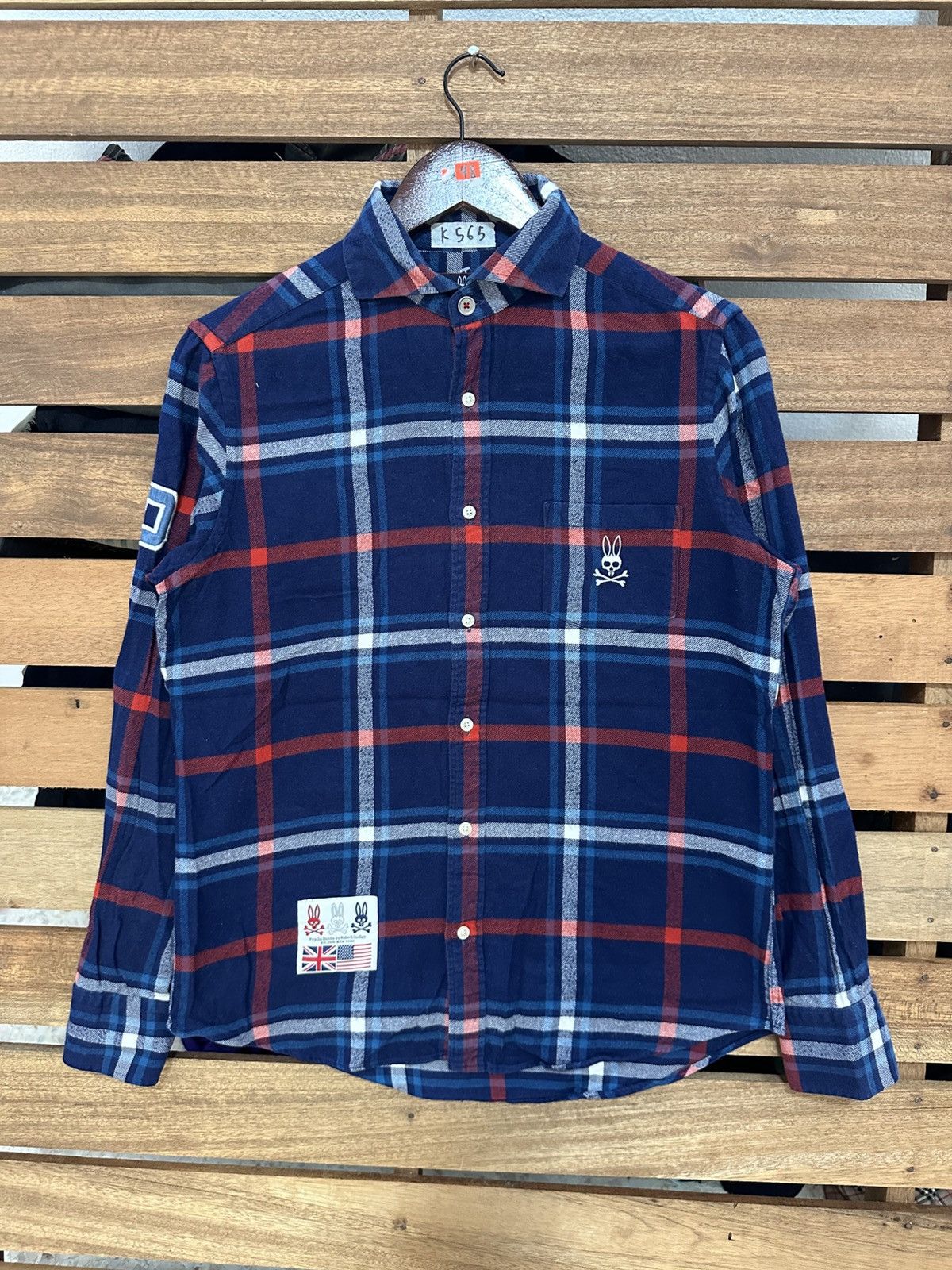 Psycho Bunny Vintage Style Psycho Bunny Plaid Flannel Size US M / EU 48-50 / 2 - 1 Thumbnail