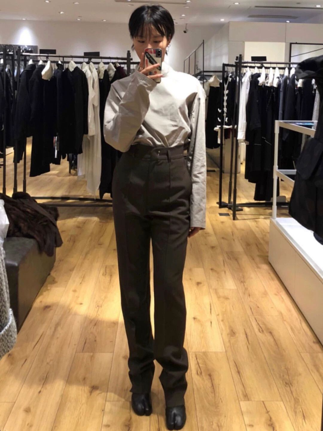 Lemaire Lemaire Textured Slouchy Trousers 36 Size 25" / US 0 / IT 36 - 1 Thumbnail