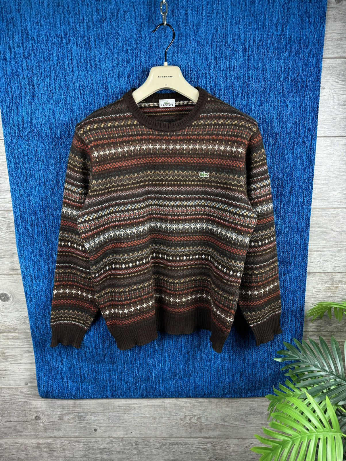 Lacoste VINTAGE SWEATSHIRT LACOSTE LUXURY SWEATER SIZE S Size US S / EU 44-46 / 1 - 2 Thumbnail