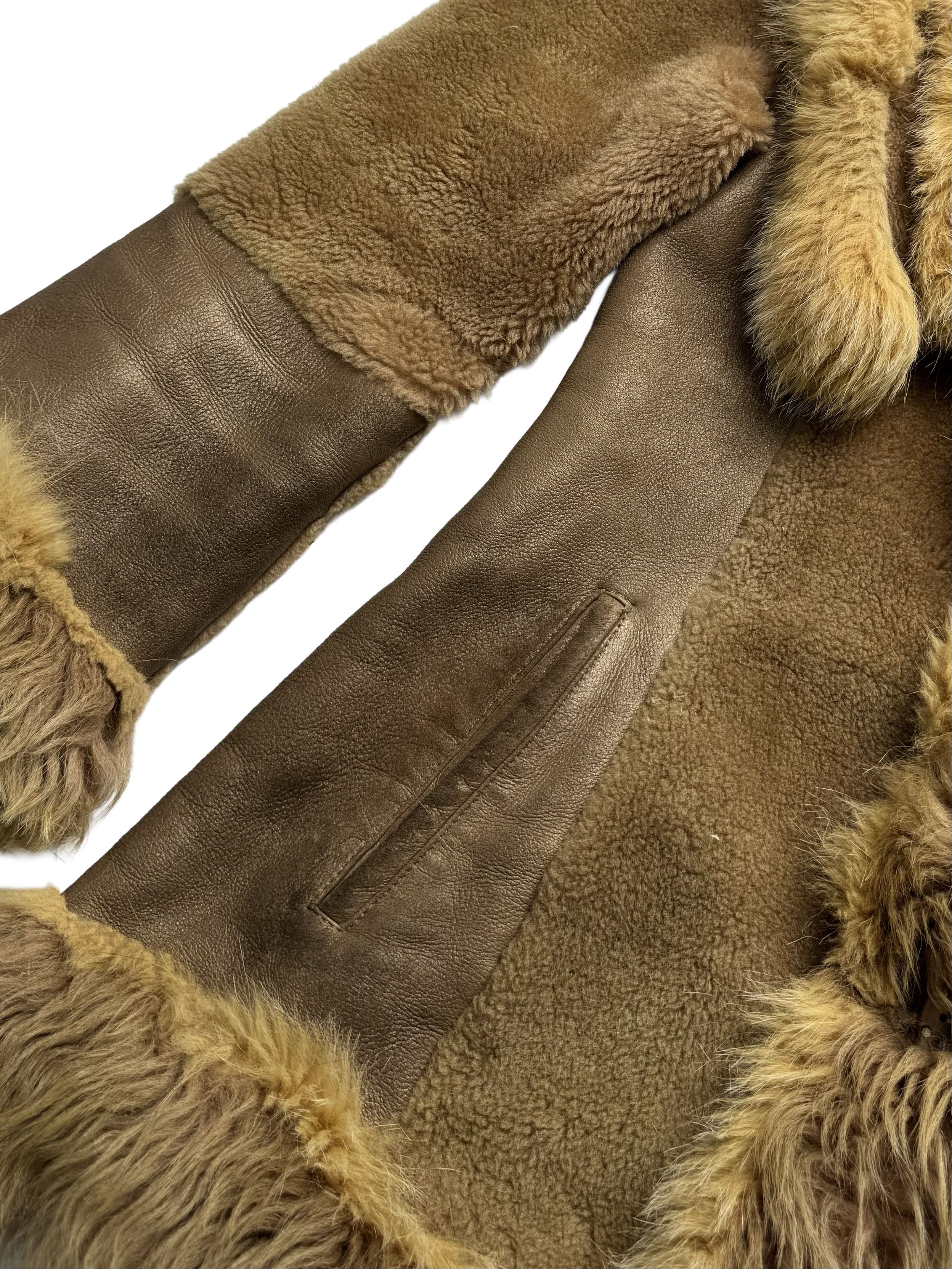 Vintage Vintage Real Sheepskin Coat Size S / US 4 / IT 40 - 9 Thumbnail