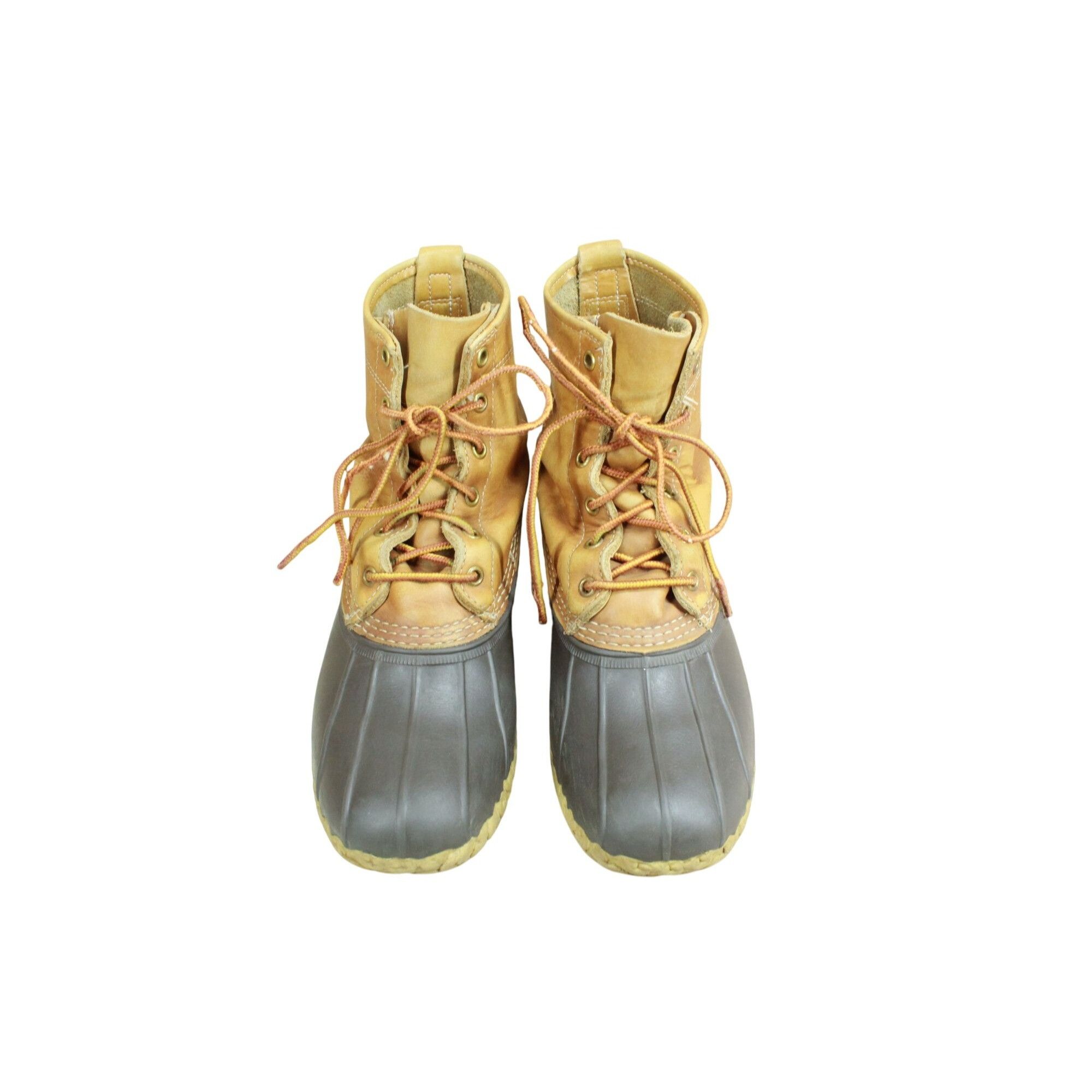 L.L. Bean × Leather LL Bean Women’s 8" Insulated Duck Boots Leather Size 10 Size US 10 / IT 40 - 5 Thumbnail