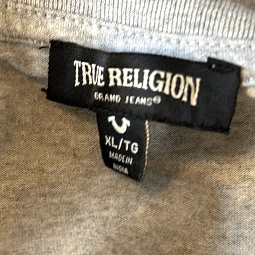 True Religion True Religion Mens Gray Henley Button up size XL New without tags Size US XL / EU 56 / 4 - 4 Thumbnail