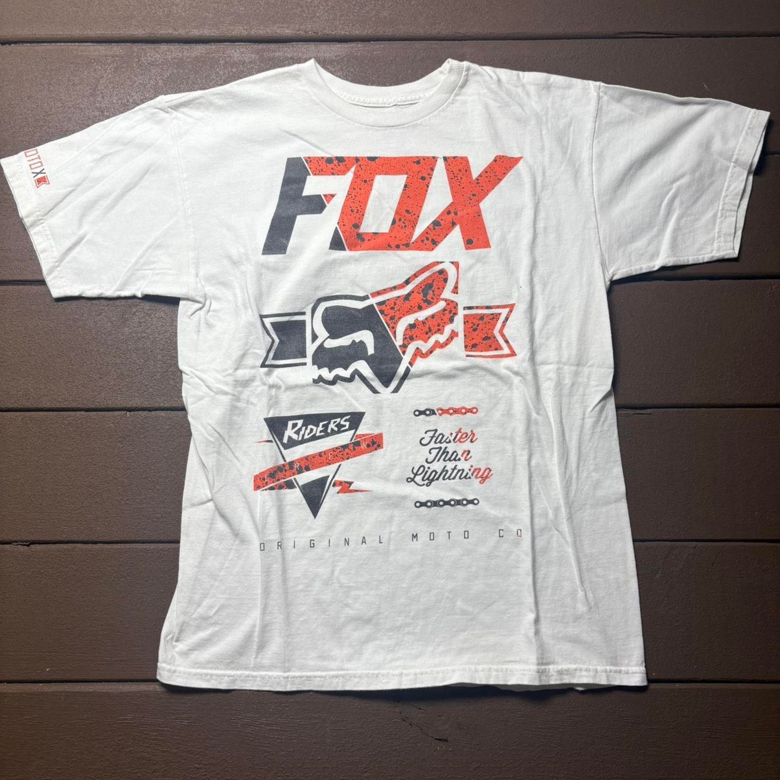 Fox Racing White fox racing graphic shirt Size US M / EU 48-50 / 2 - 1 Thumbnail
