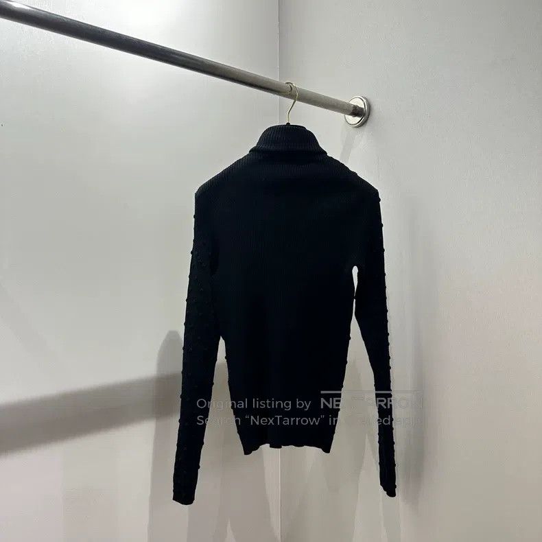 Chanel Chanel Knitted Turtleneck Diamond Logo Slim Long Sleeve Size XS / US 0-2 / IT 36-38 - 2 Thumbnail