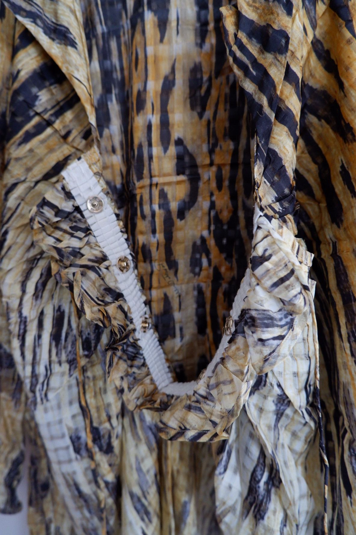 Roberto Cavalli Roberto Cavalli - 2000s Silk Printed Blouse Shirt Size M / US 6-8 / IT 42-44 - 7 Thumbnail